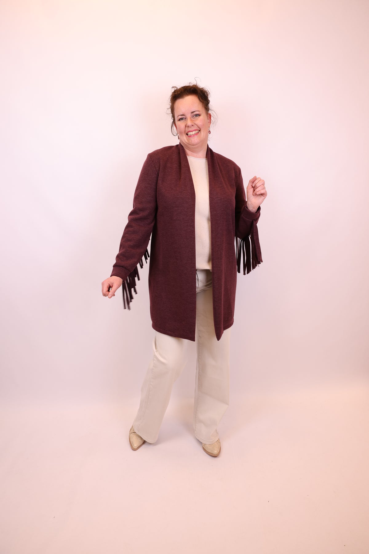 Evi | Vest bordeaux