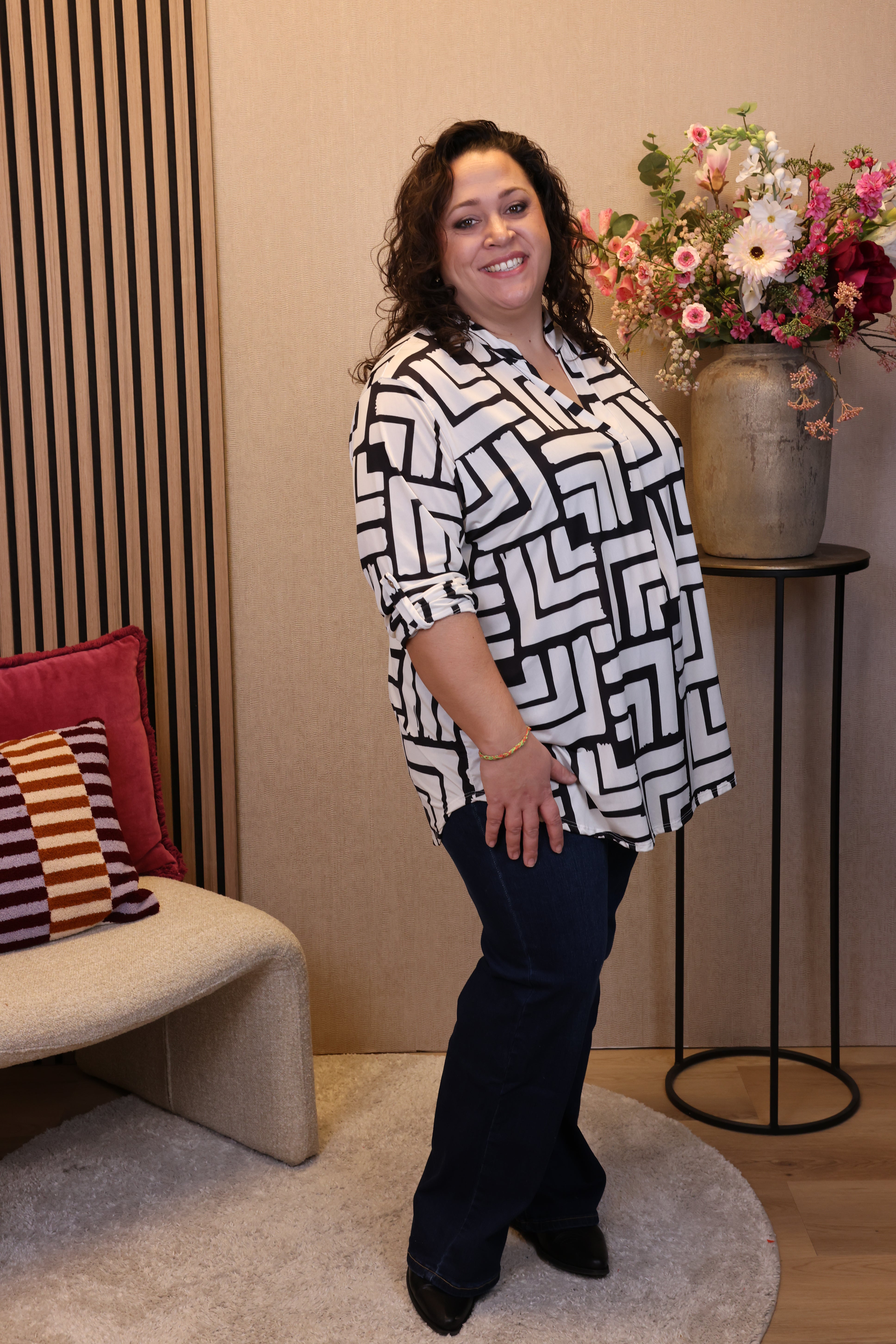 Anouk | Blouse zwart