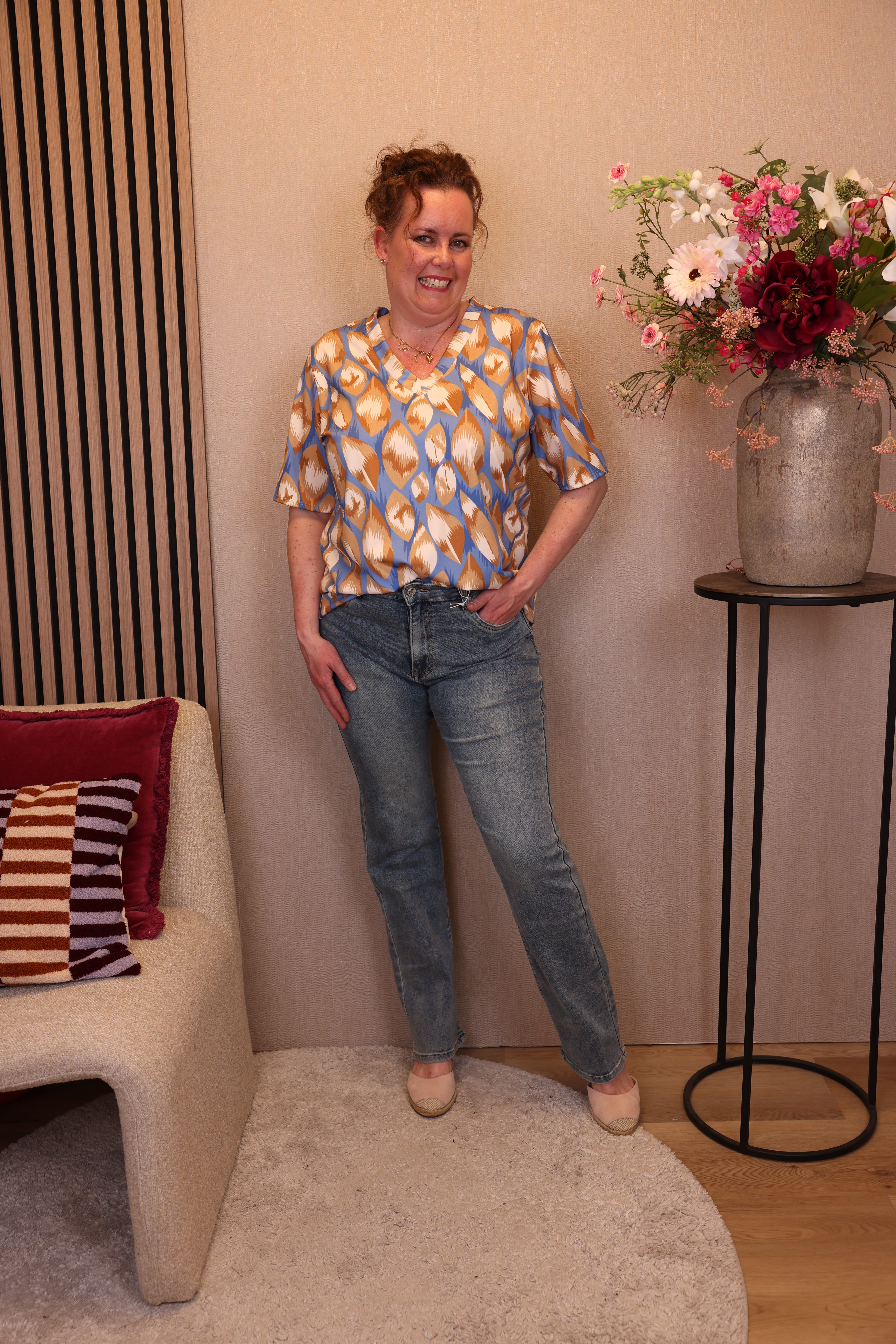 Iris | Jeans Vintage blauw 40 - 48