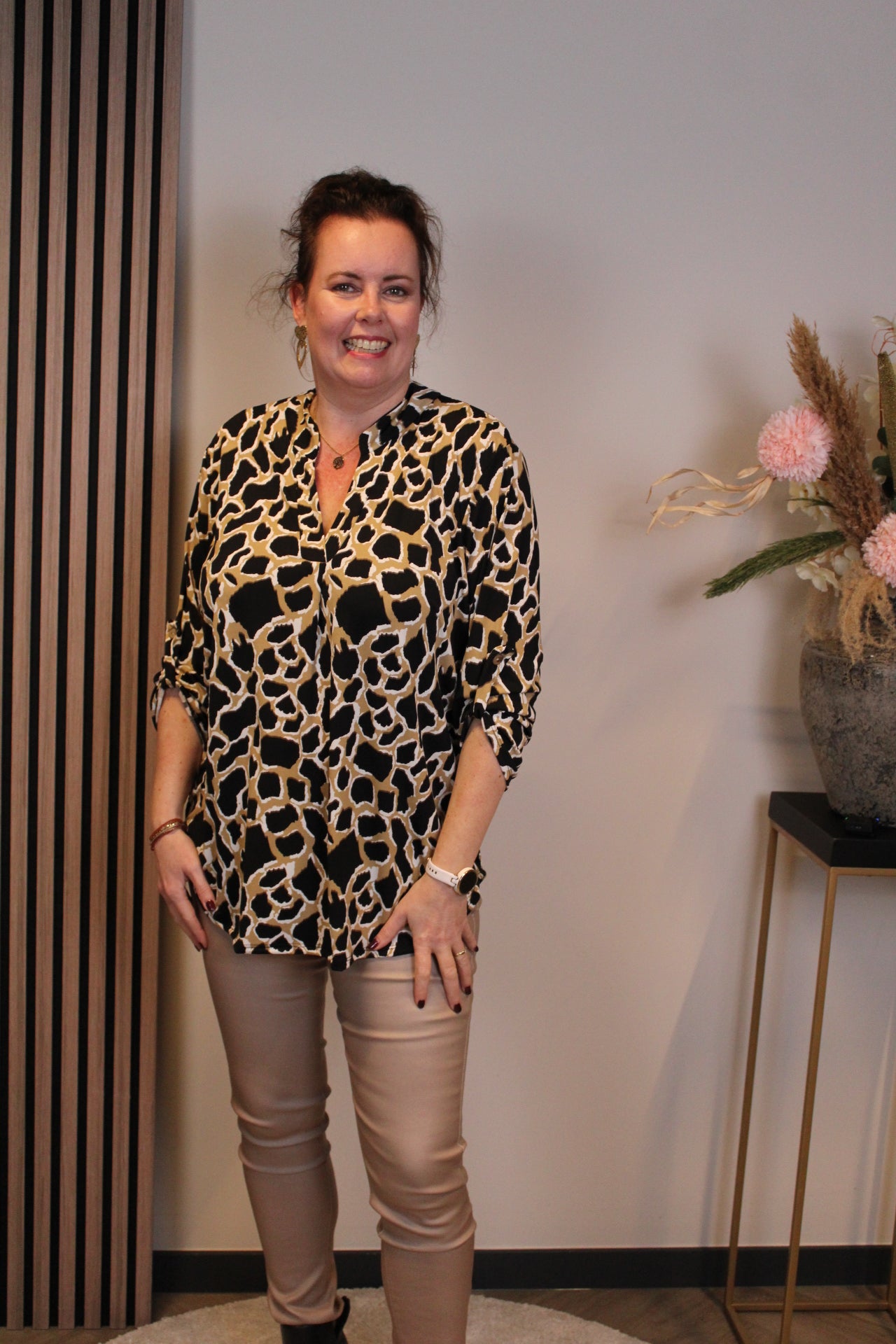 Marloes | Blouse lange mouw 48 t/m 52