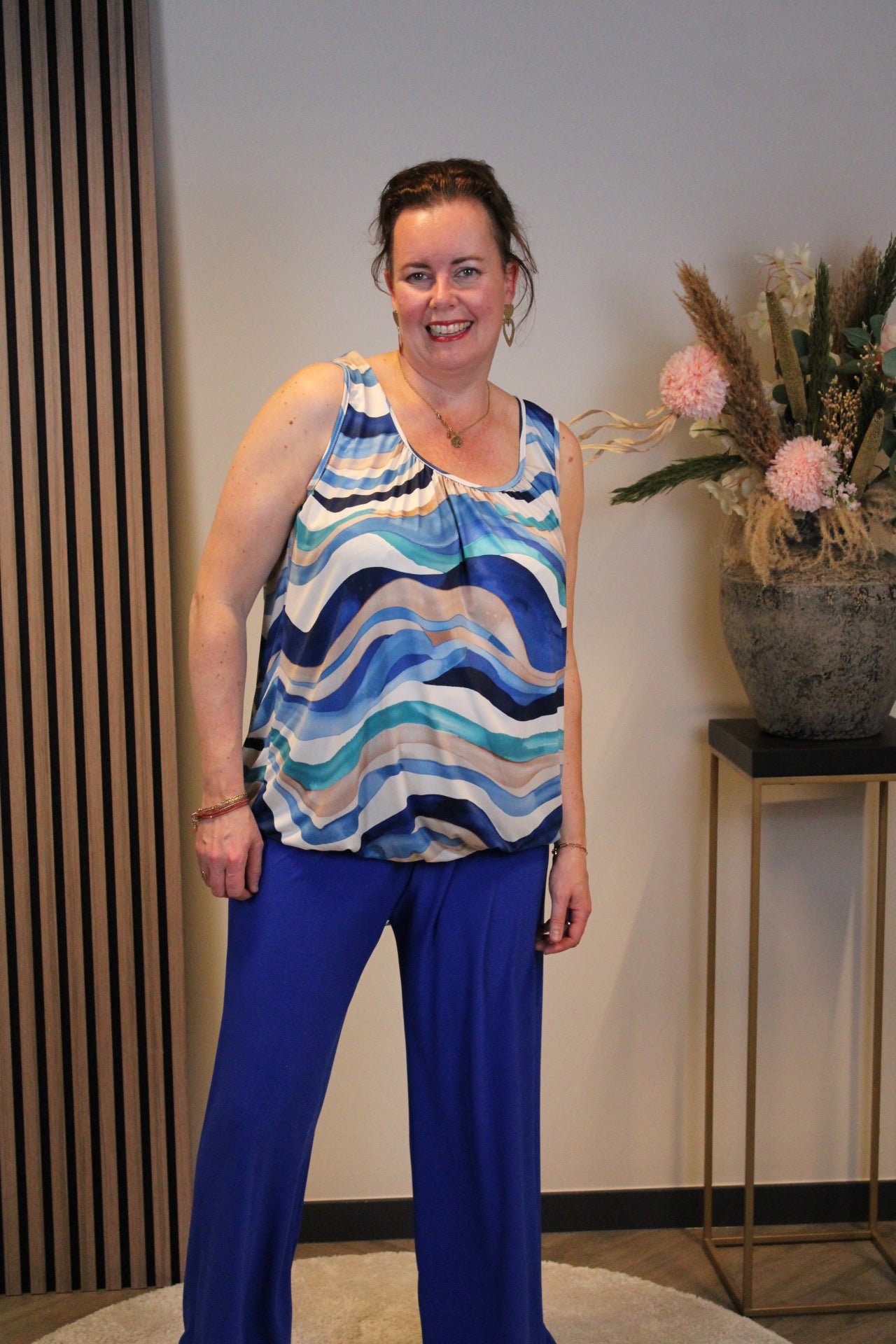 Niene | Top blauw 52 t/m 58