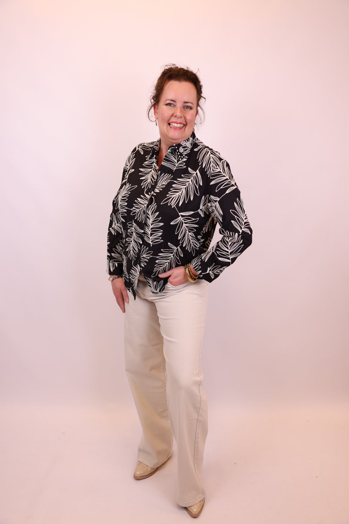 Skye | Blouse zwart