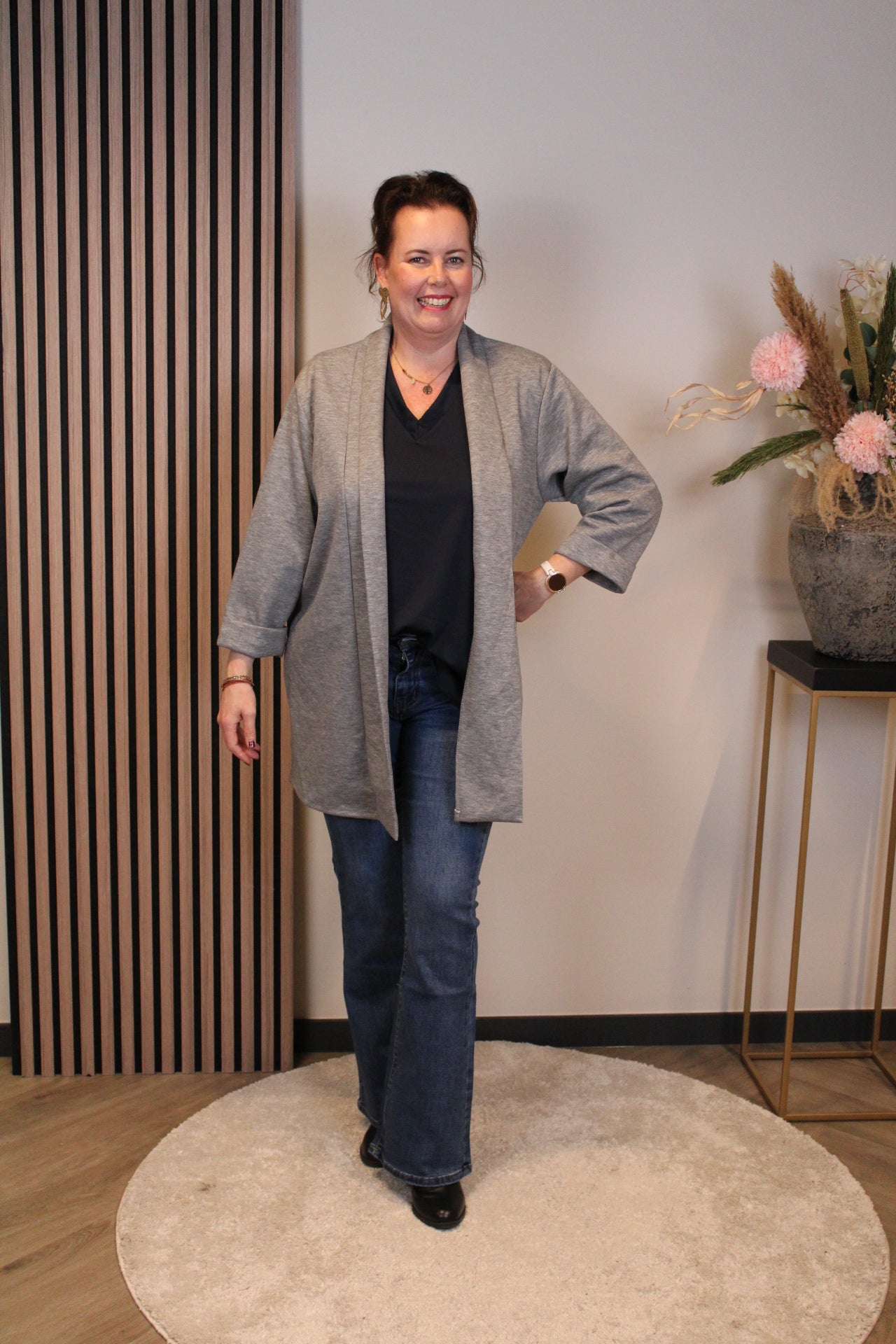 Liv | vest grijs 40 t/m 44