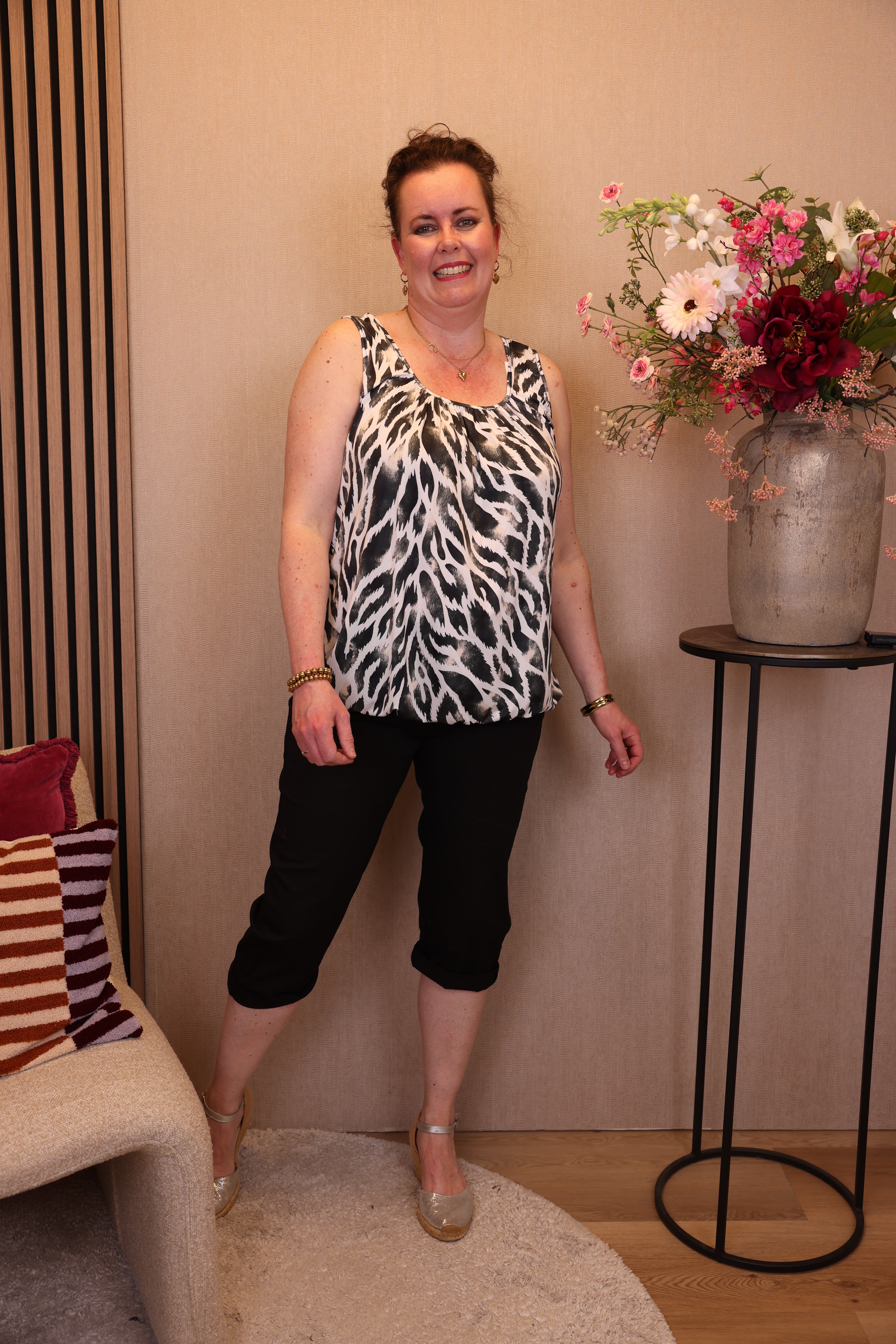 Emma | Ballon top zwart