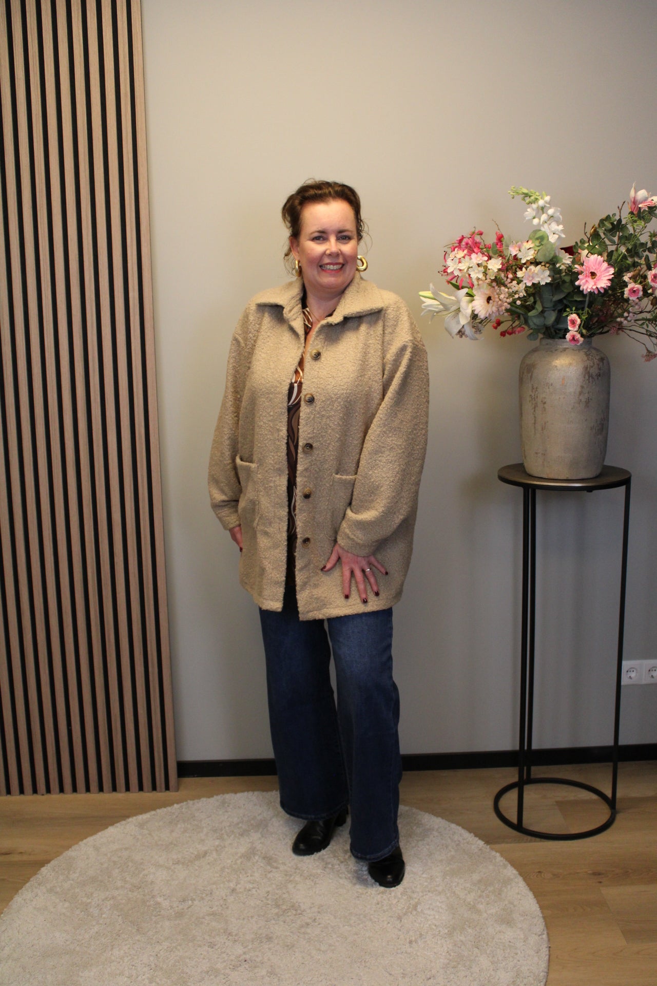 Teddy | Jasje beige 40 t/m 46