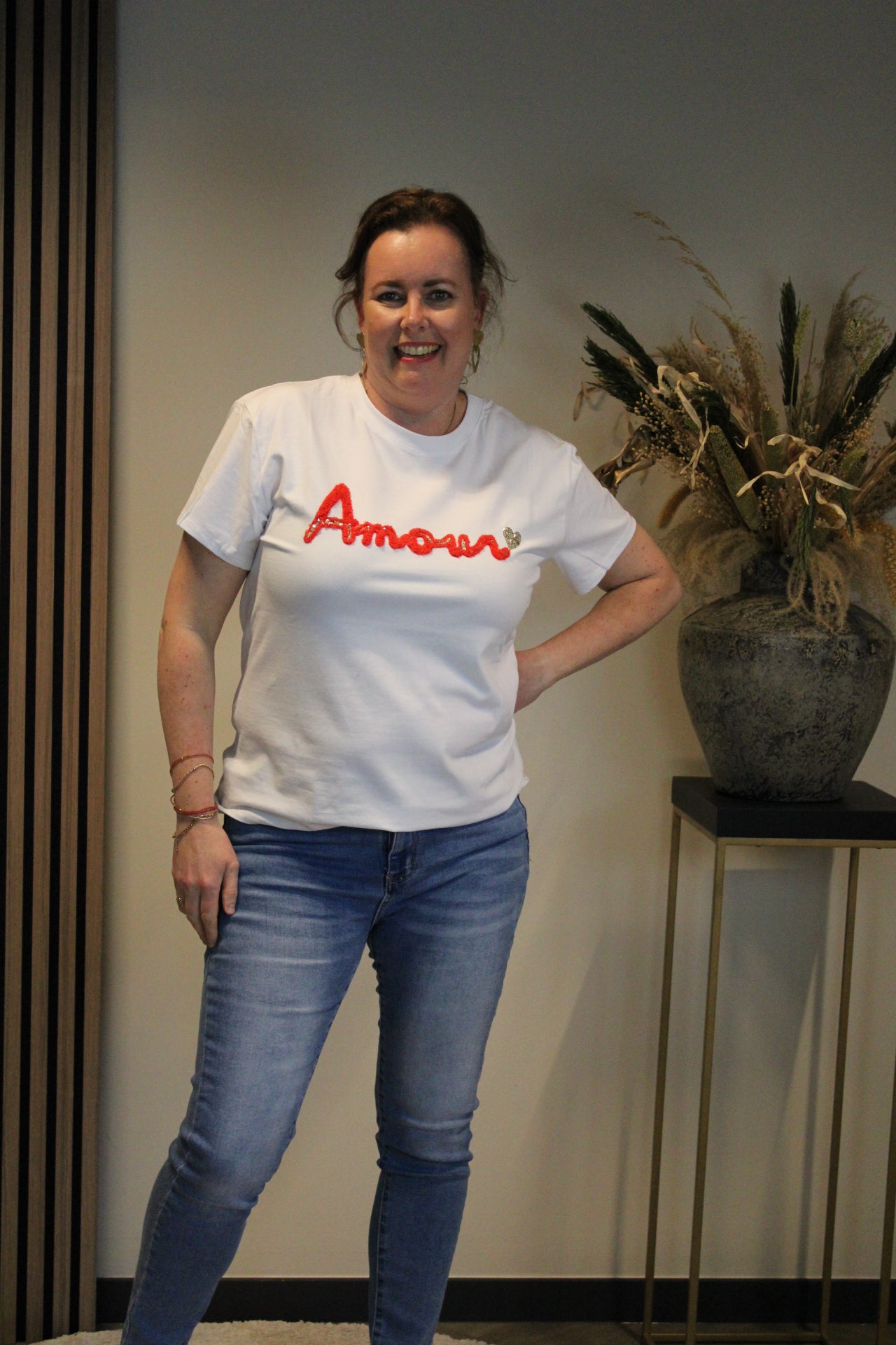 Amour | T-shirt rood  38 t/m 42