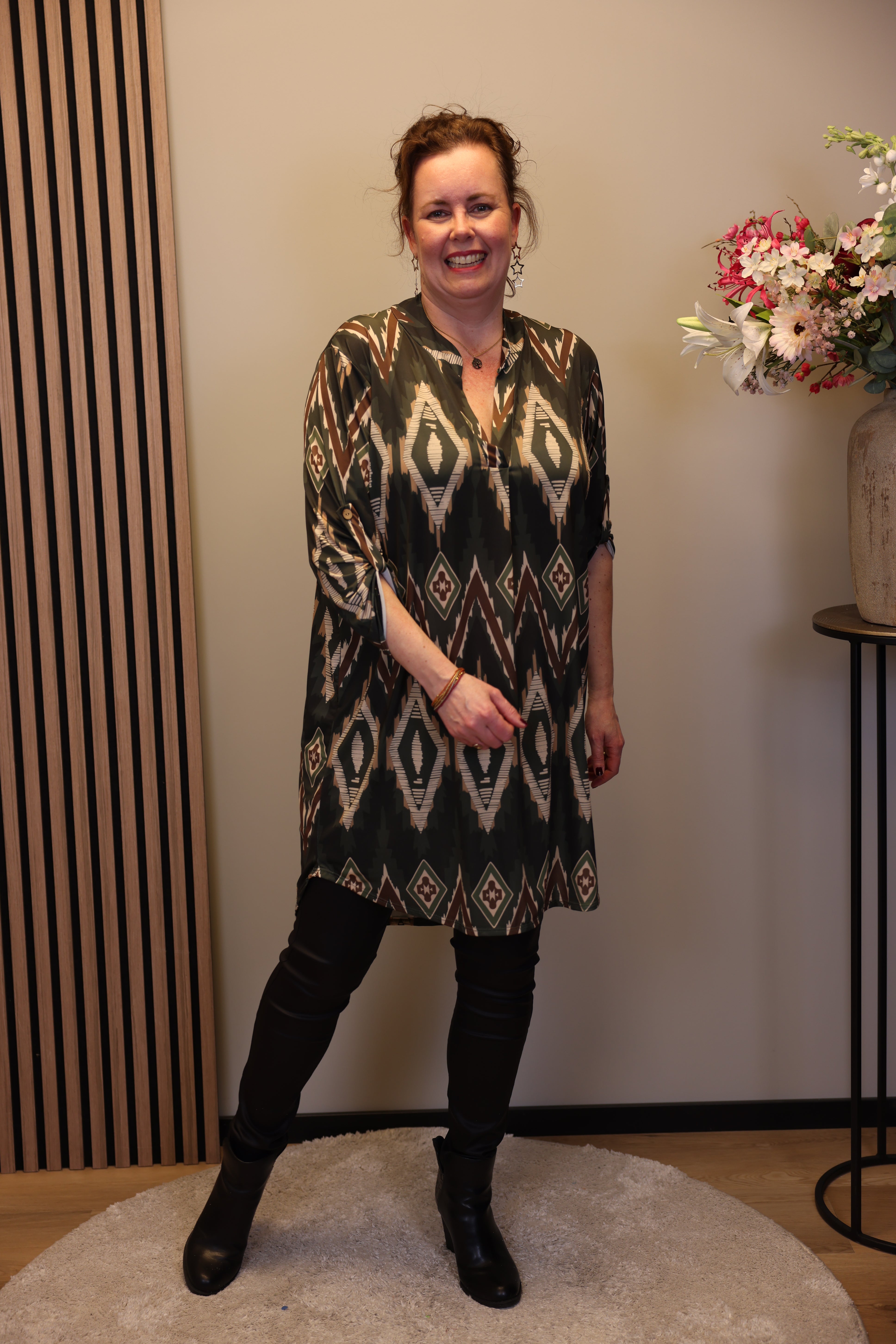 Iveta | tuniek groen 38 t/m 48