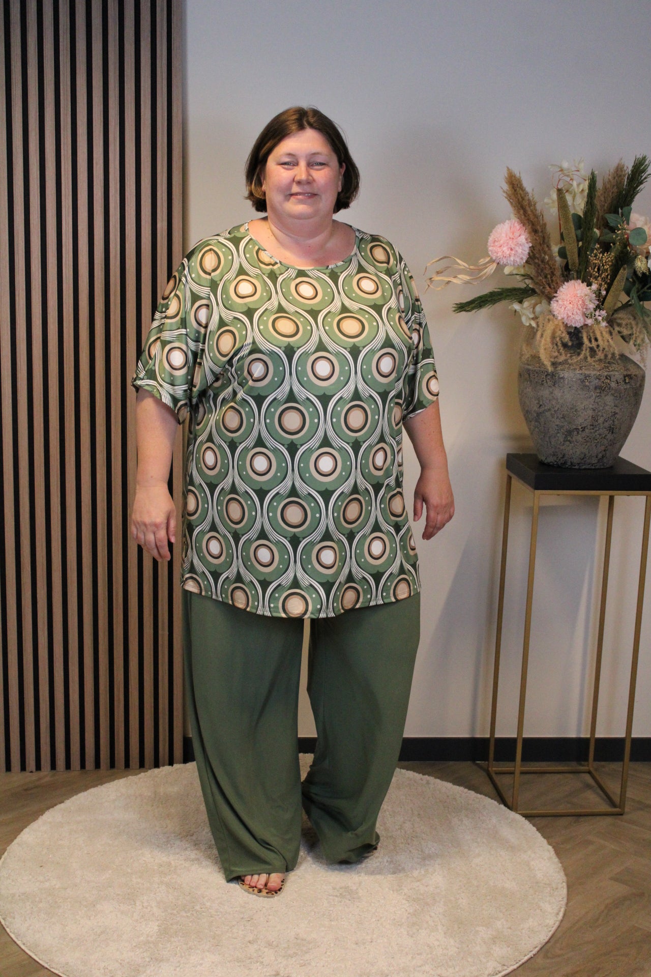 Corin | Top korte mouw 52 t/m 58