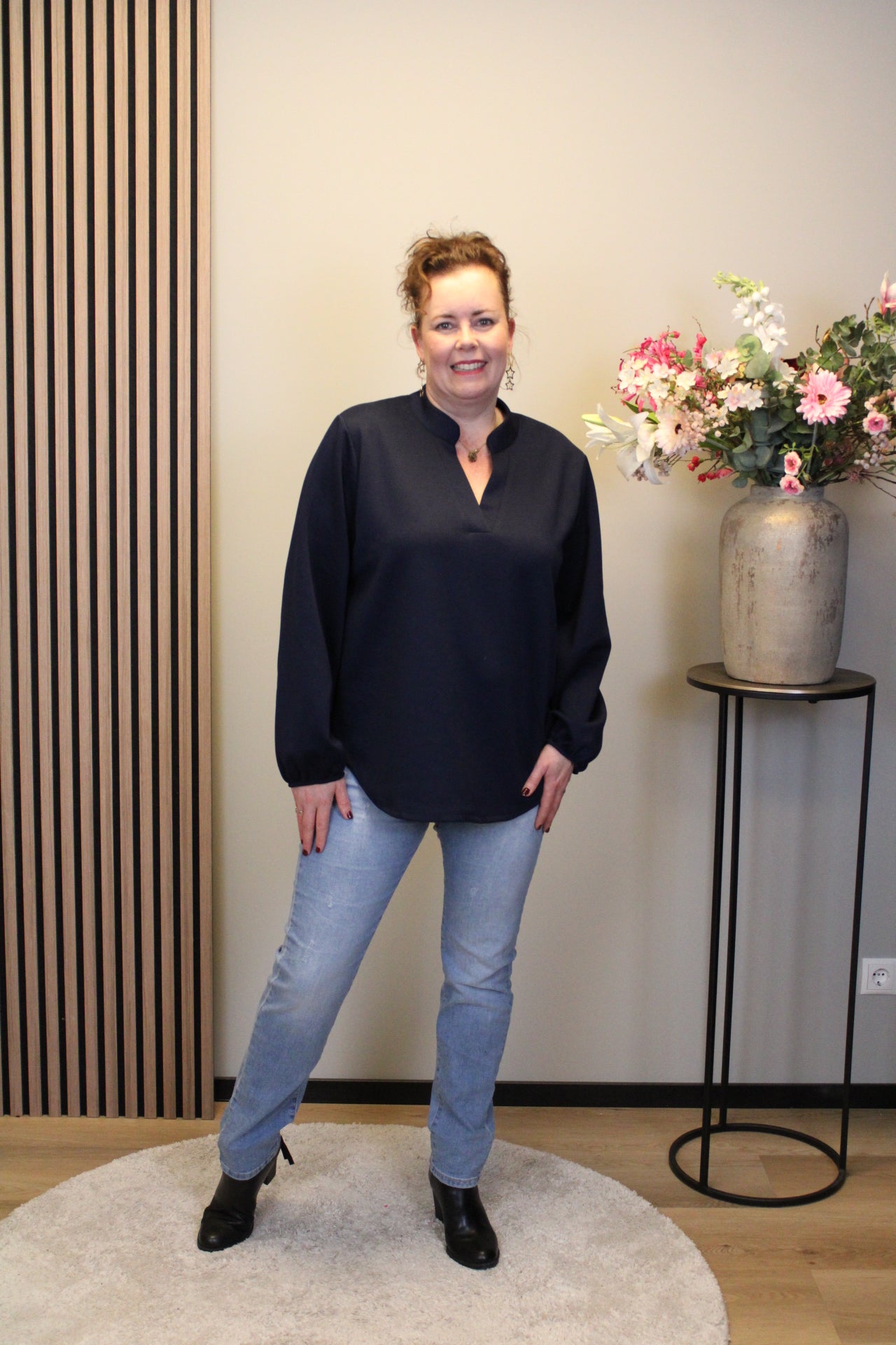 Mae | trui navy 46 t/m 50