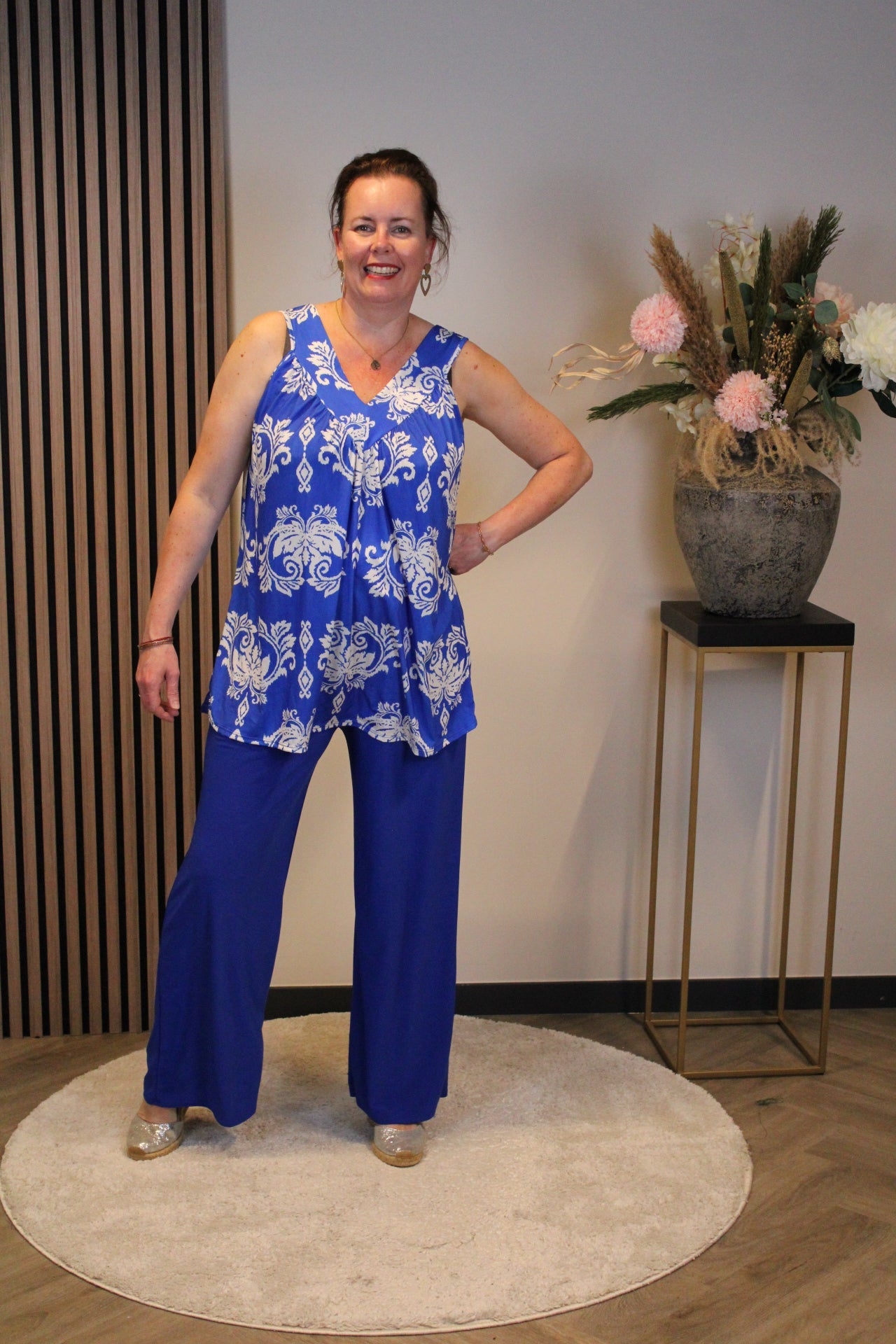 Marina | Top blauw