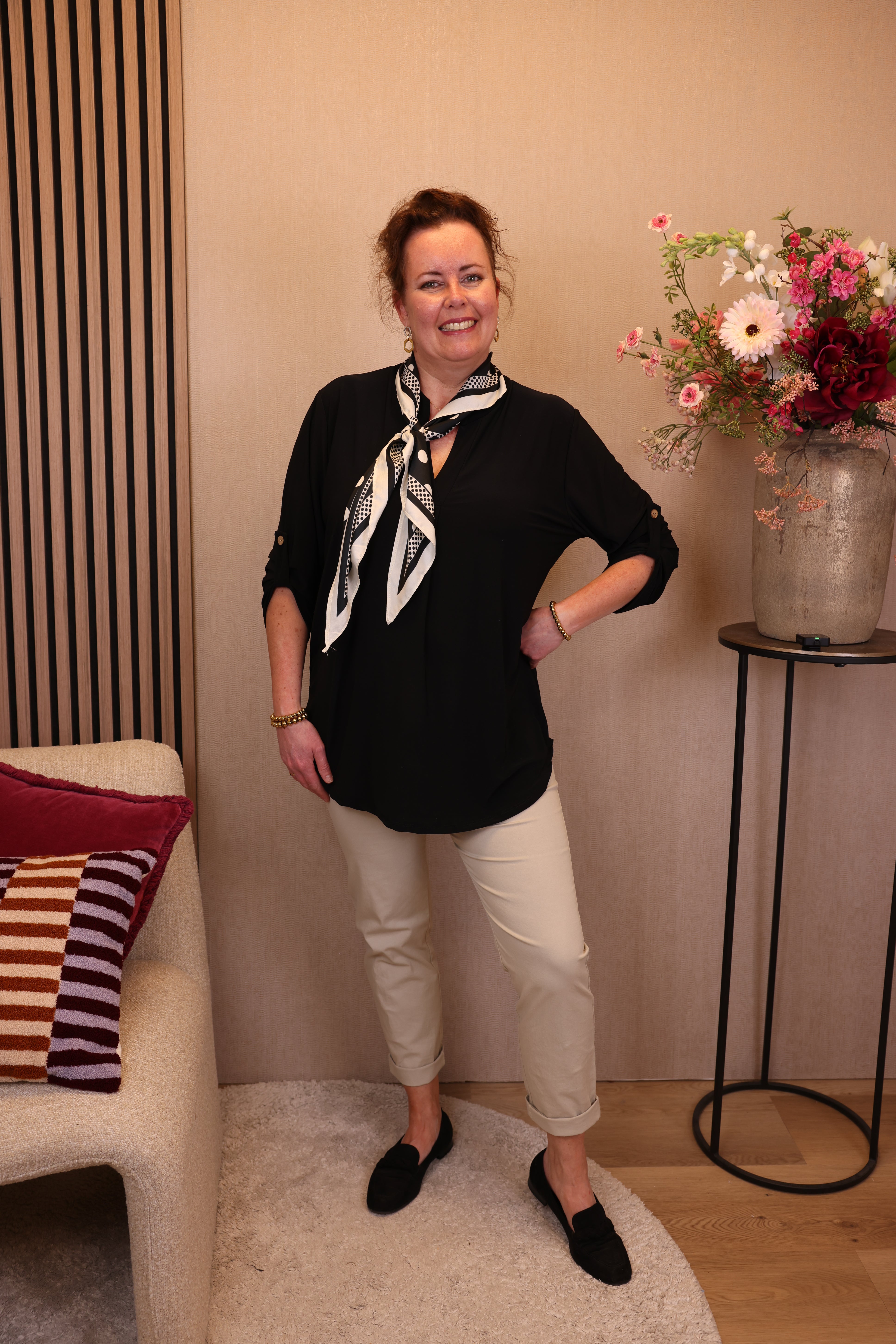 Mara | Blouse zwart