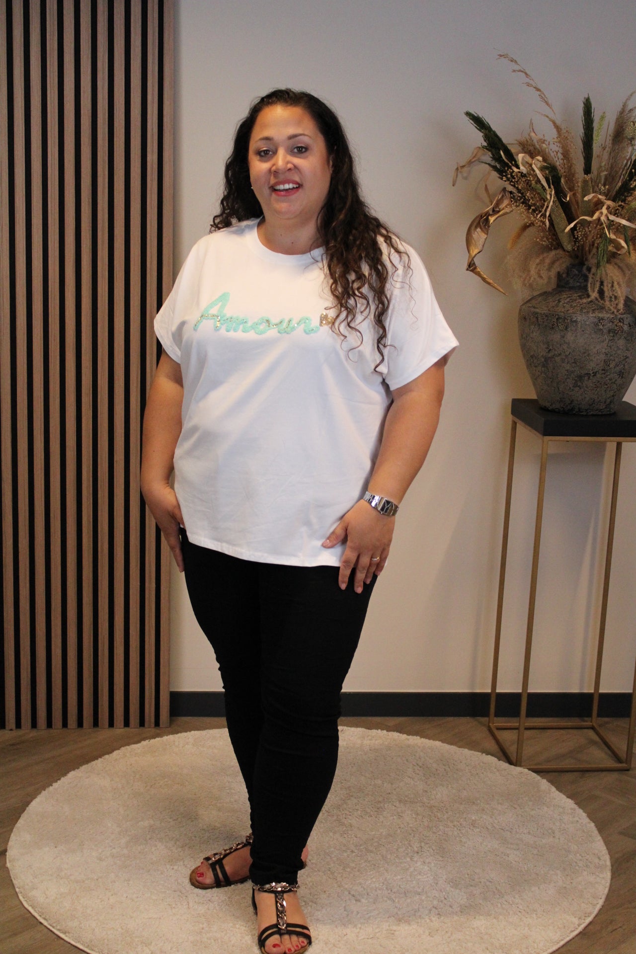 Amour | T-shirt groen 44 t/m 48