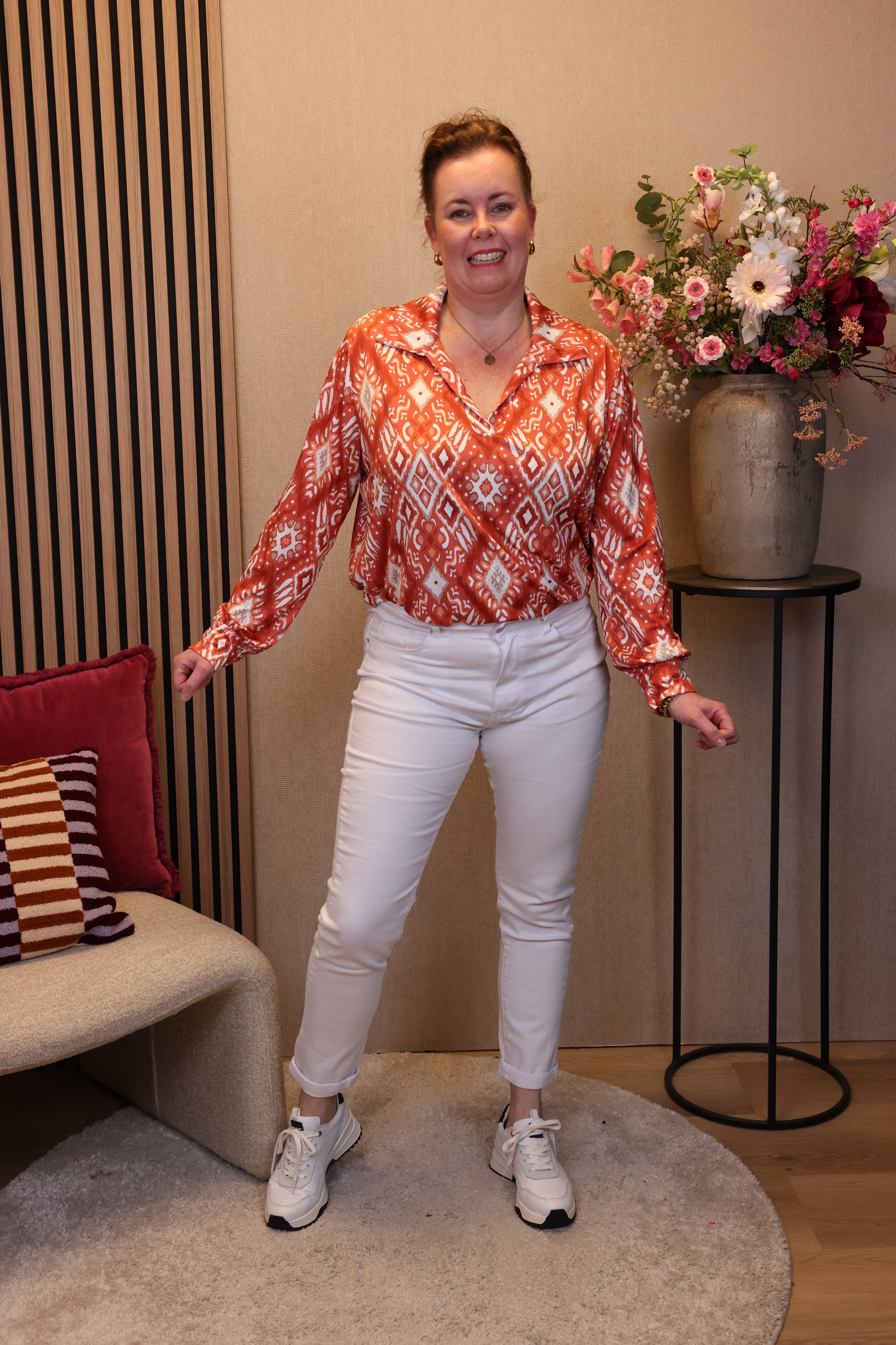Danielle | Jeans wit 40 - 50
