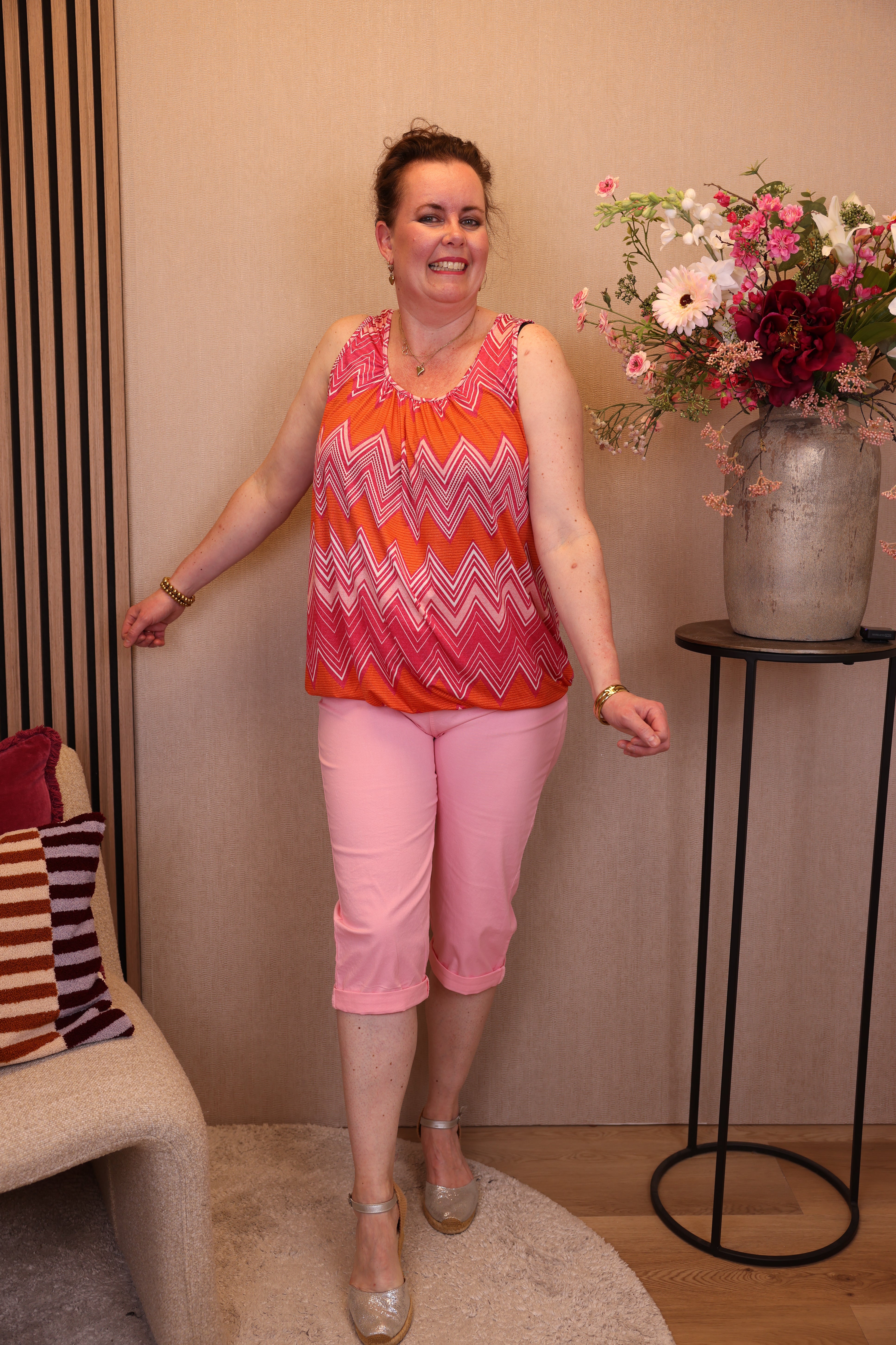 Olivia | Ballon top roze