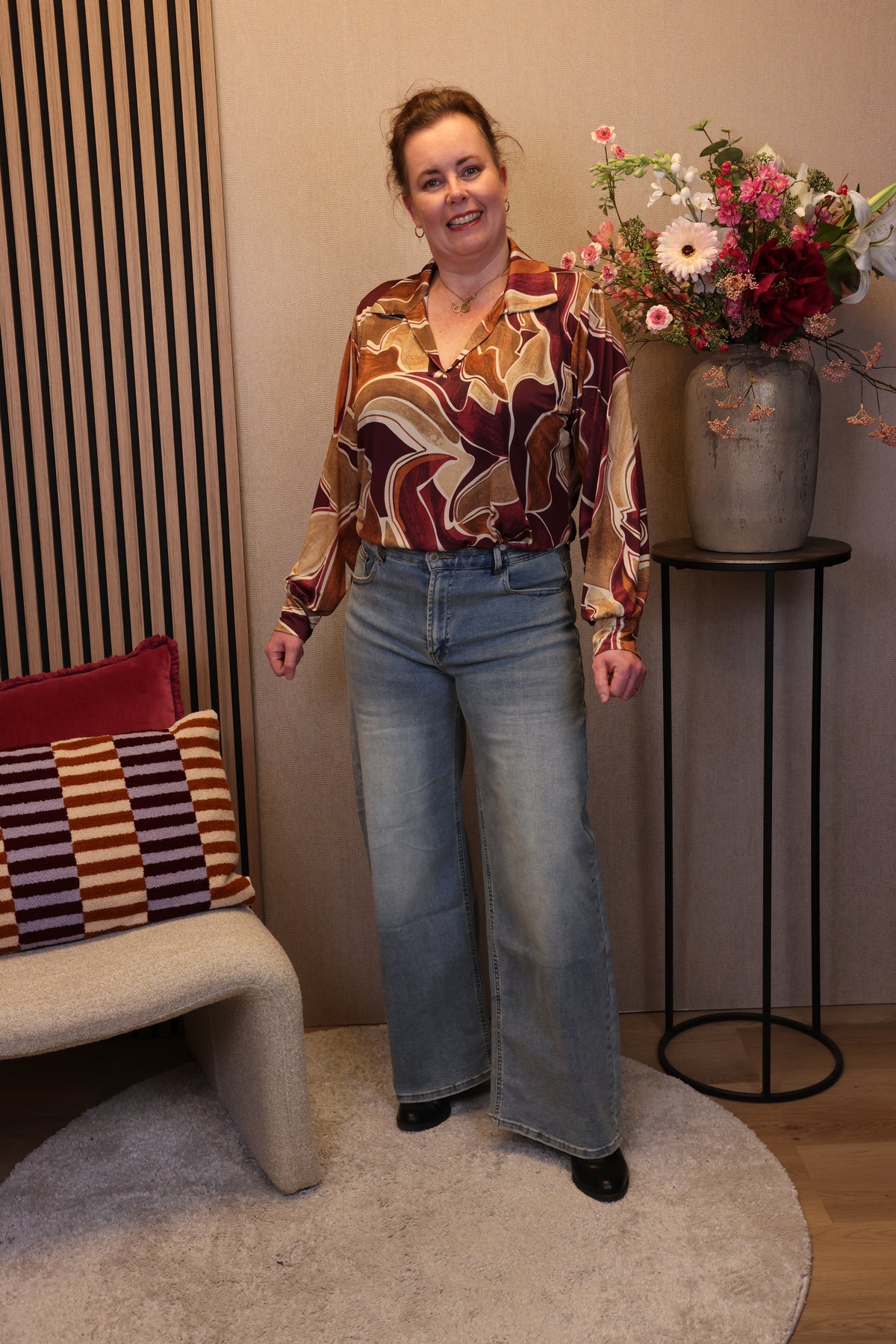 Yara | Ballon jeans blauw 40 - 48