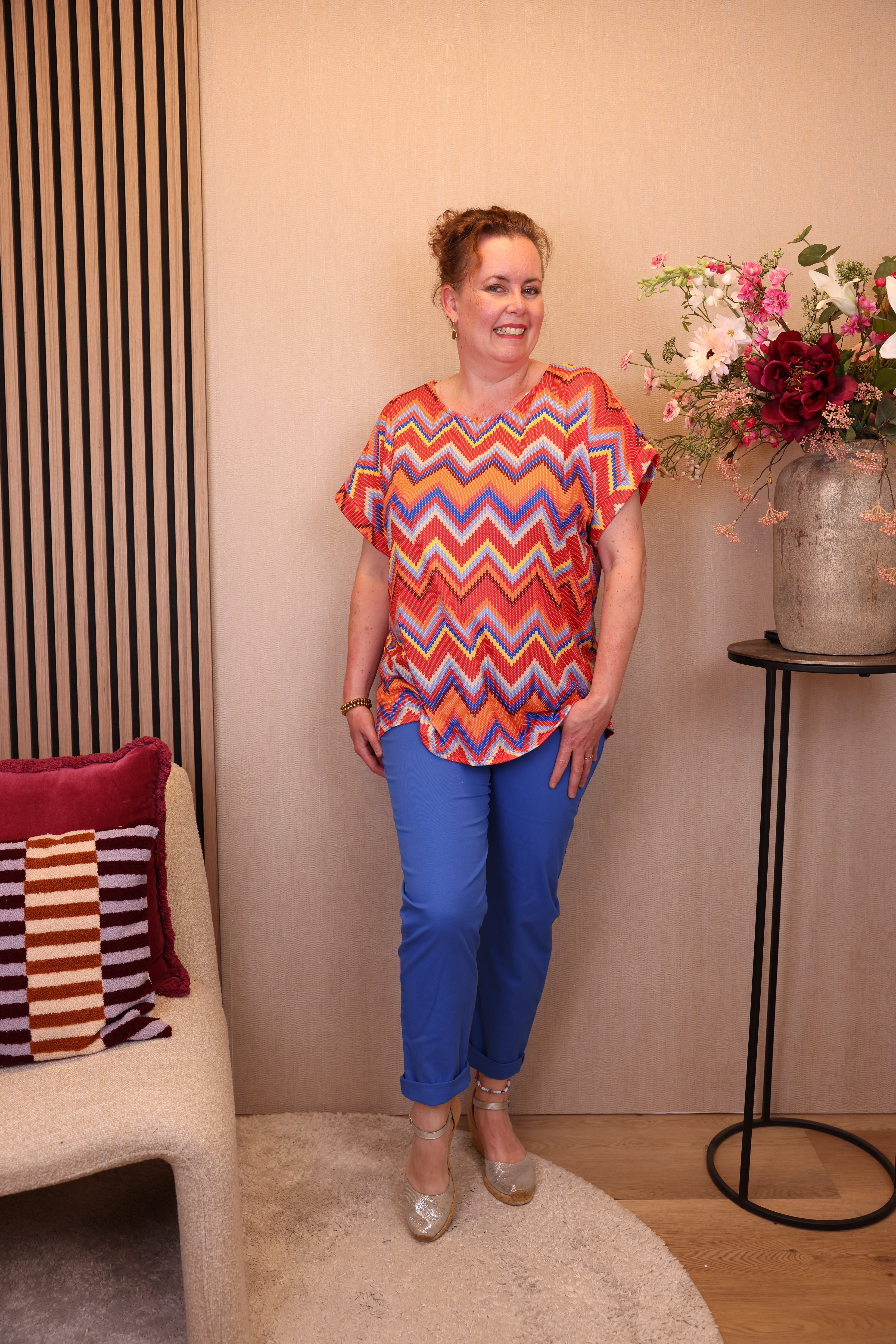 Fayenne | Top rood viscose