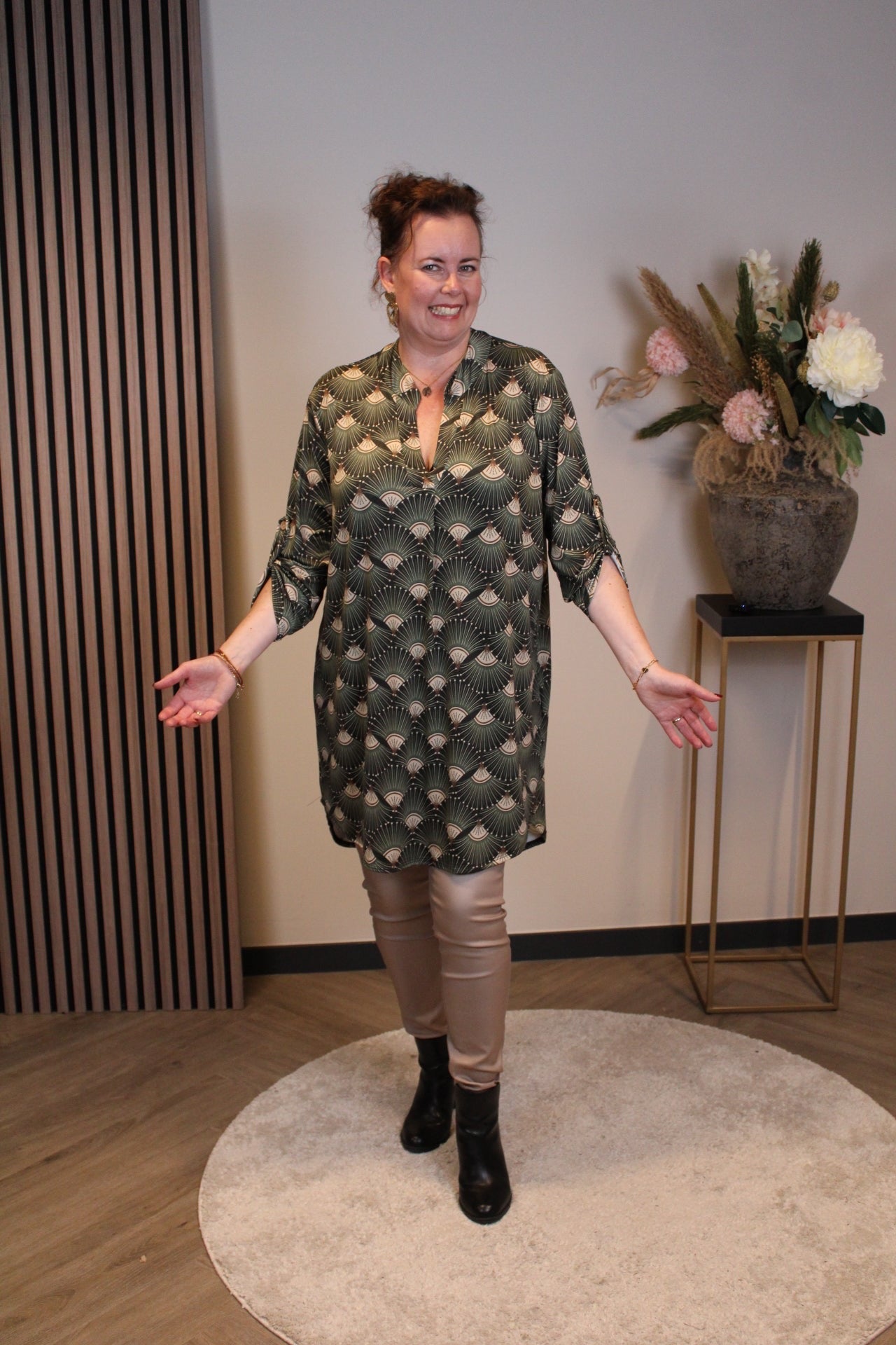 Anneke | Tuniek groen 48 t/m 52