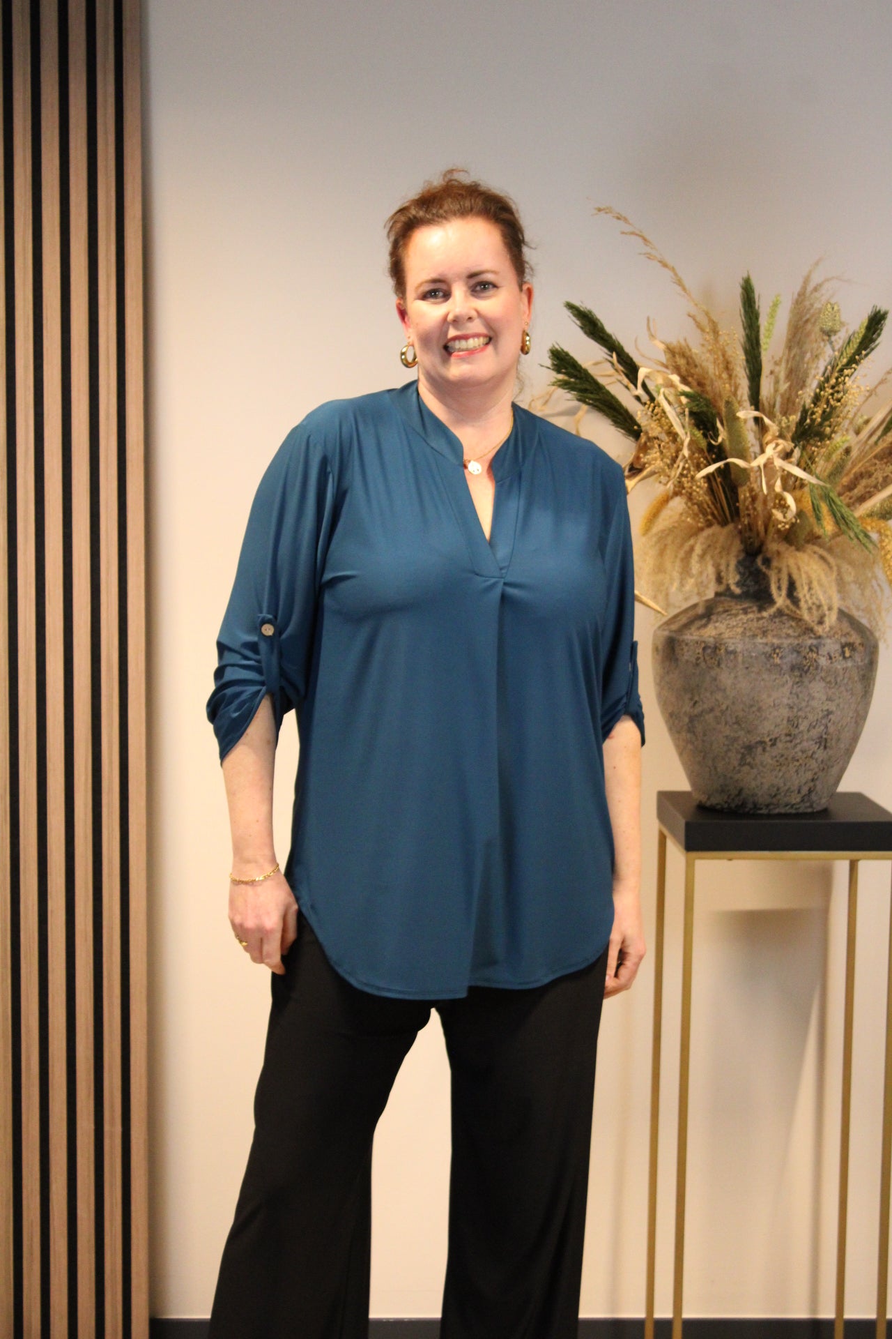 Mara | Blouse aqua