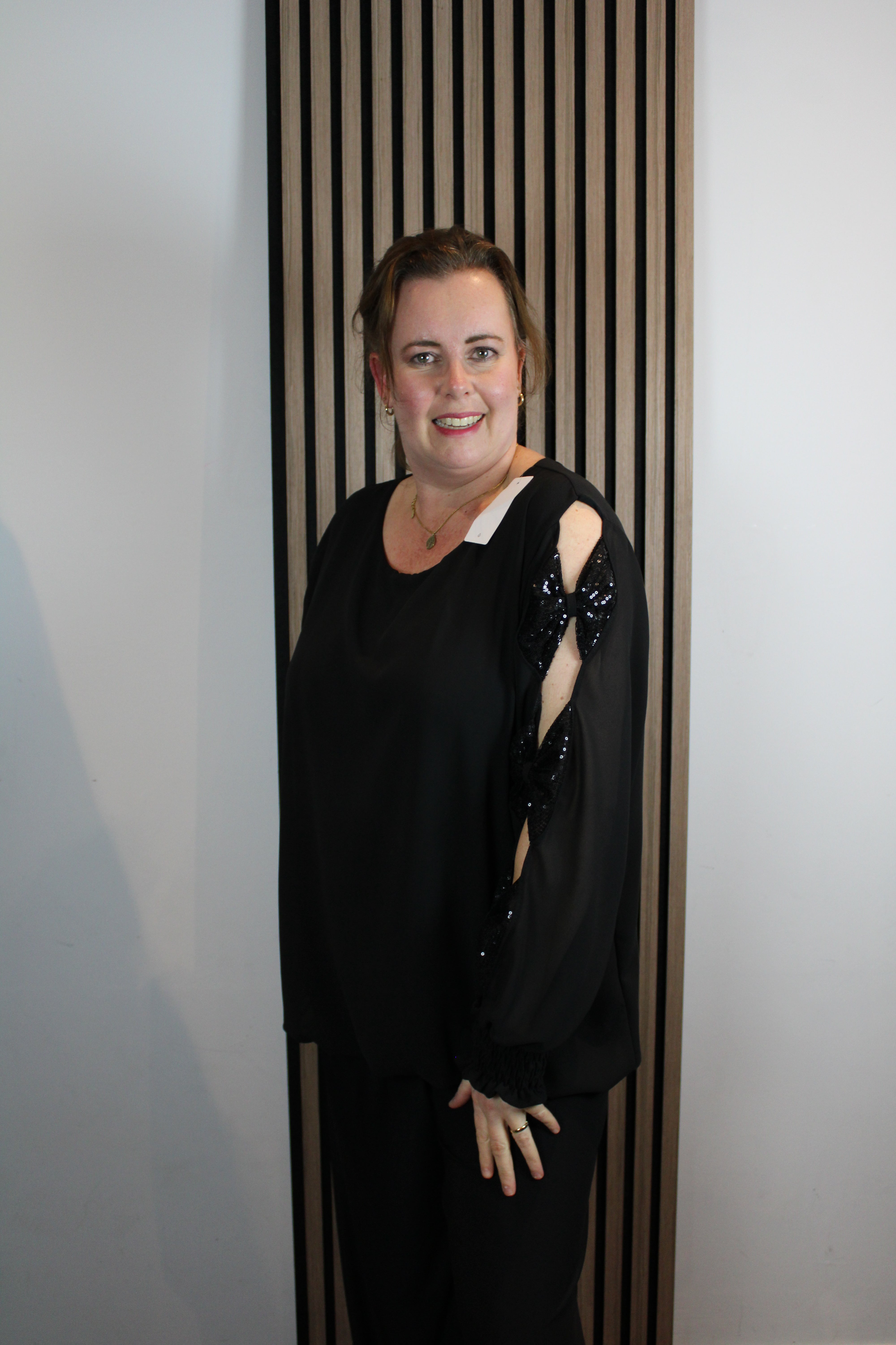 Sparkle | Blouse zwart