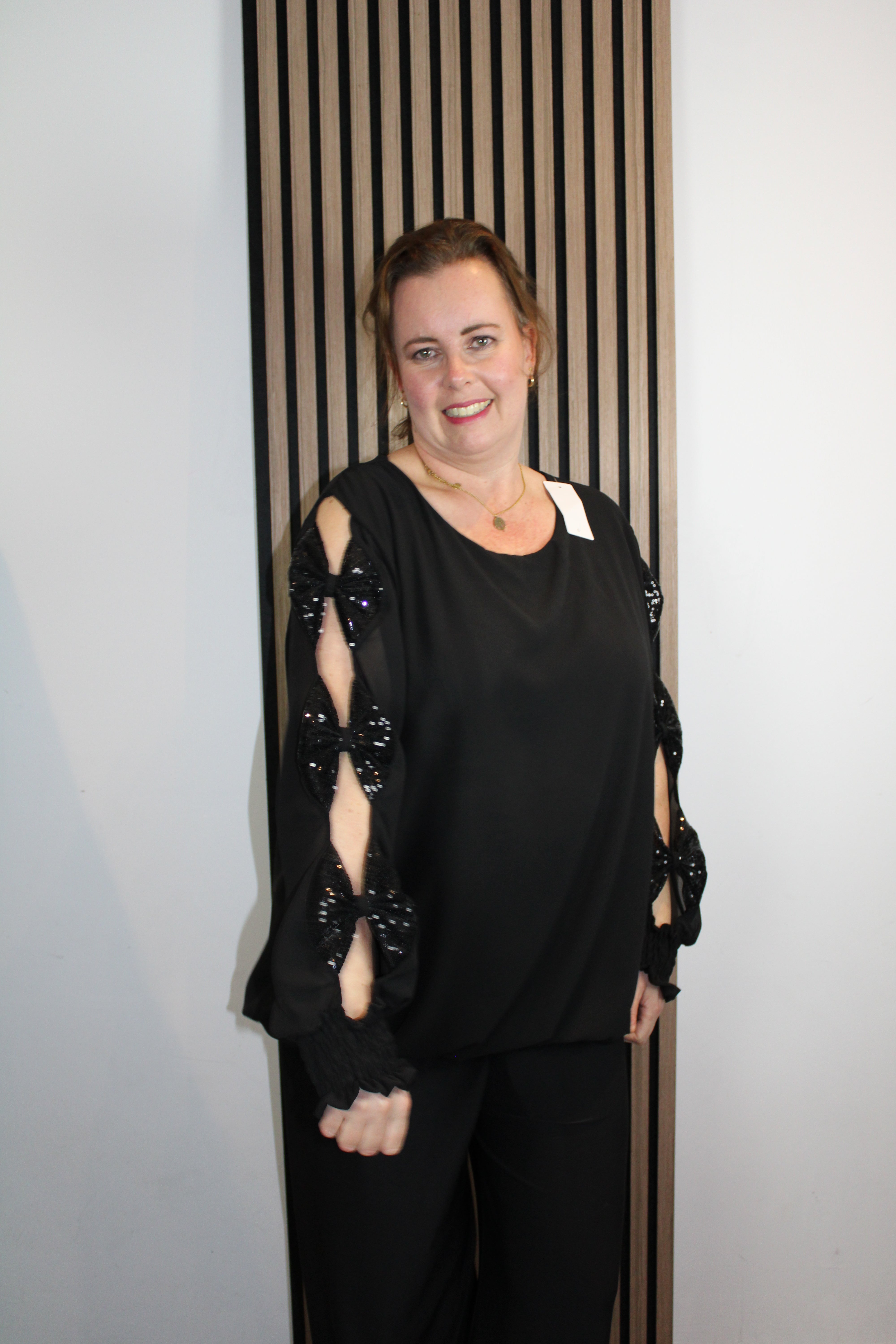 Sparkle | Blouse zwart