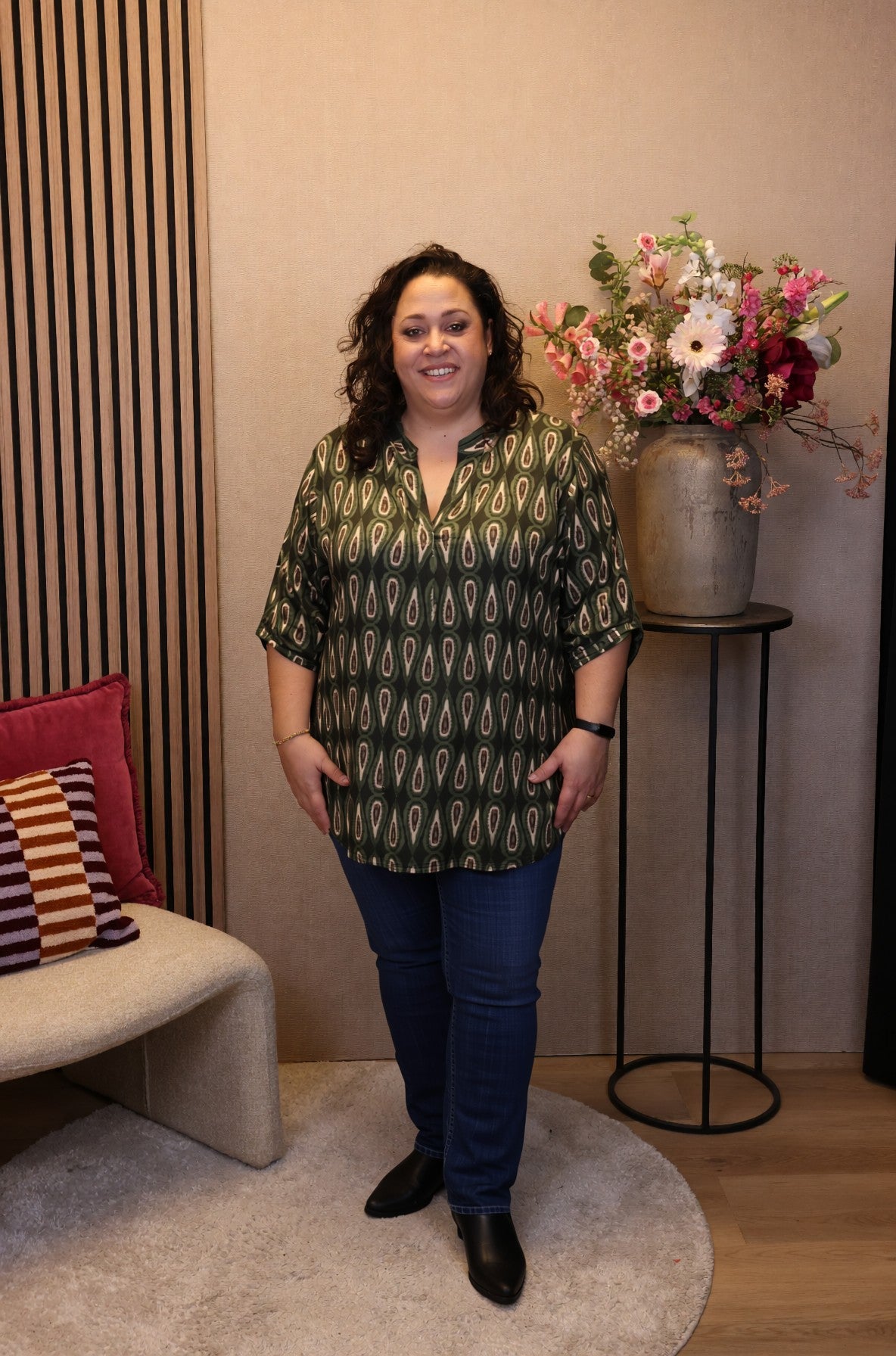 Lou | Blouse groen
