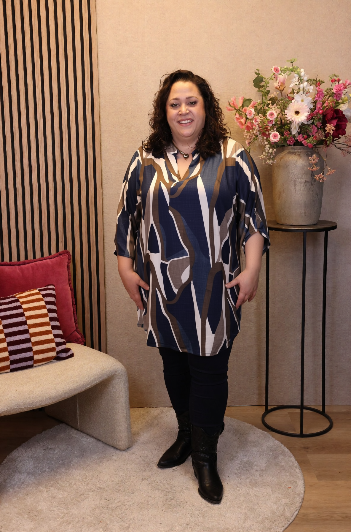 Dasha | Tuniek blauw