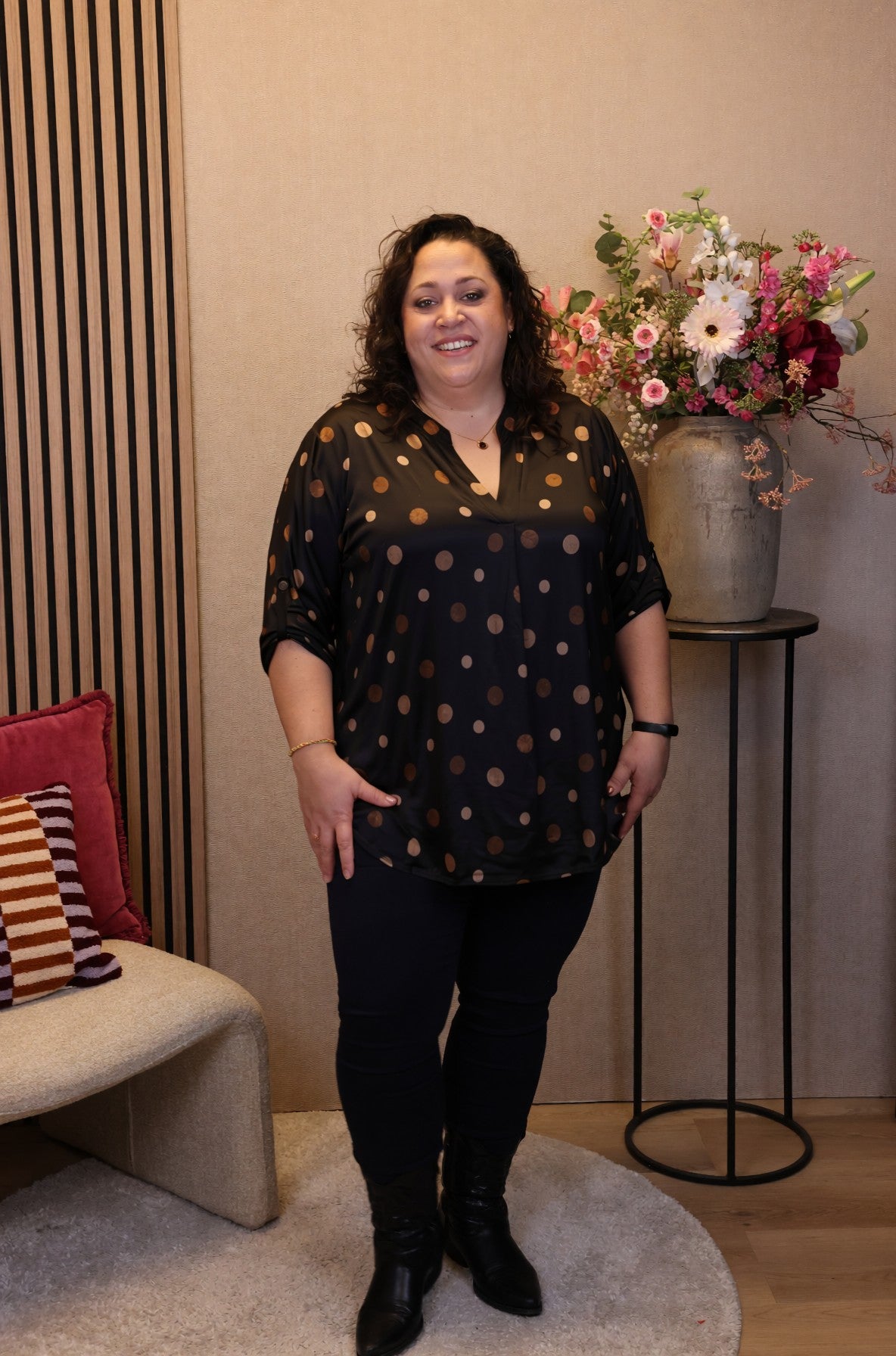Esmee | Blouse zwart