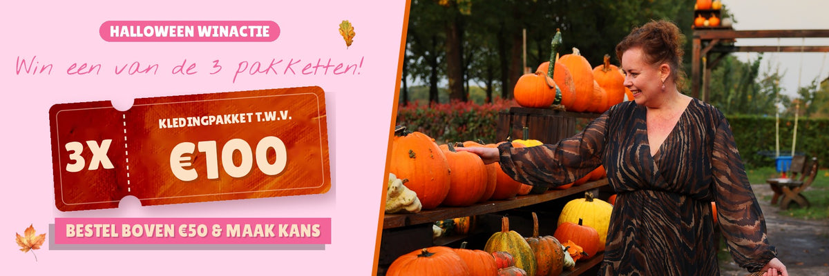 Halloween winactie: win 3x een pakket t.w.v. €100