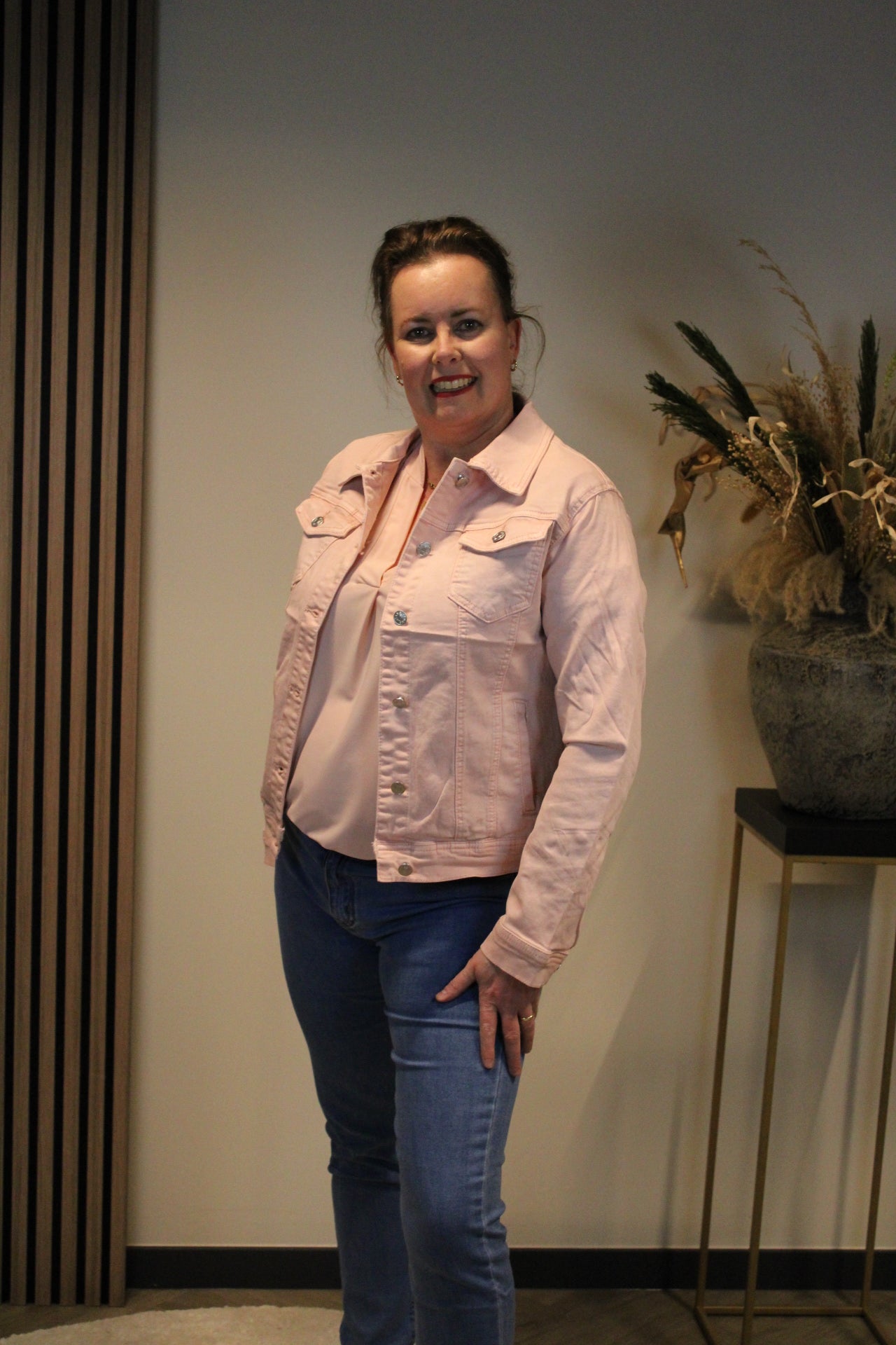 Maxime | Roze Spijkerjas