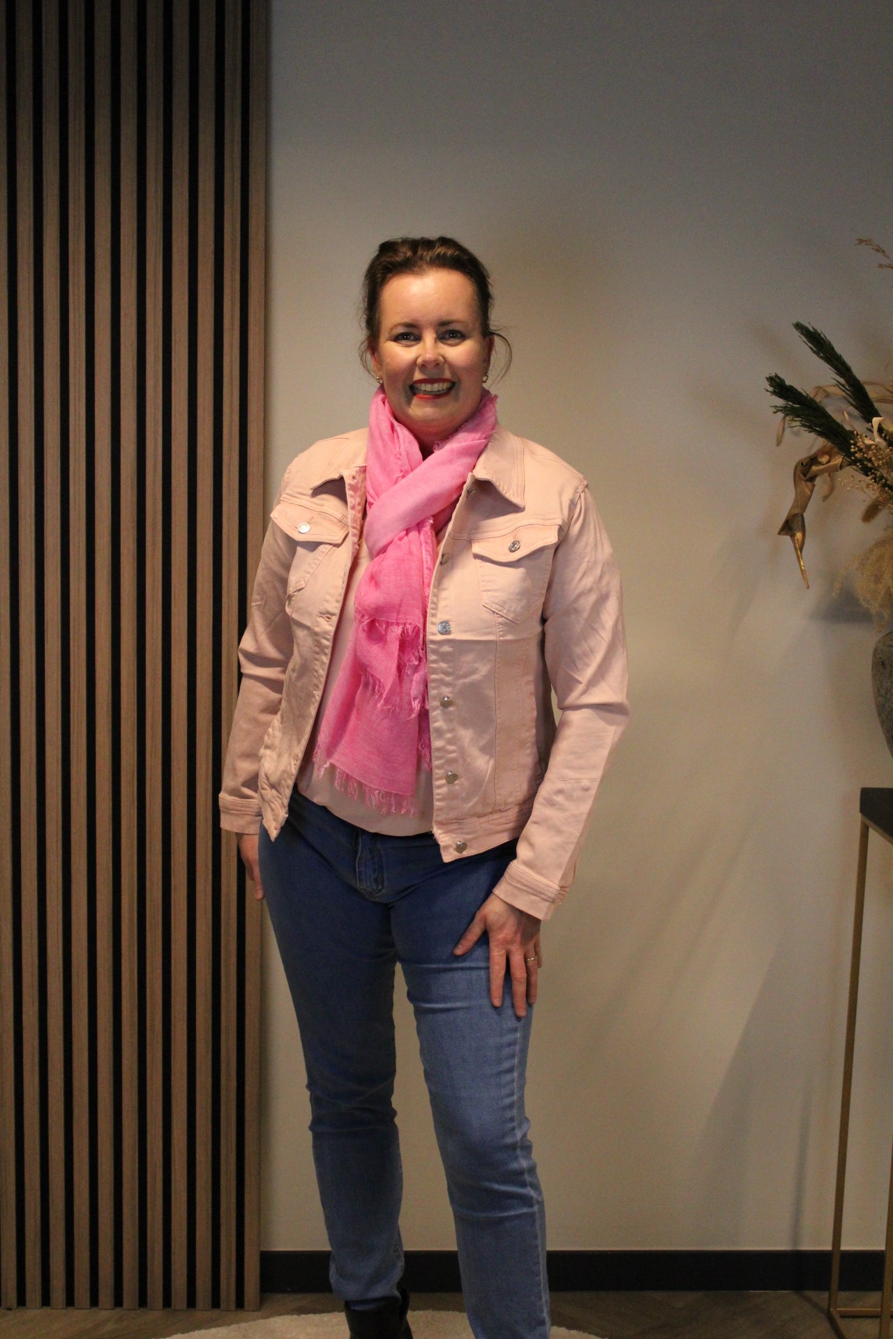 Maxime | Roze Spijkerjas