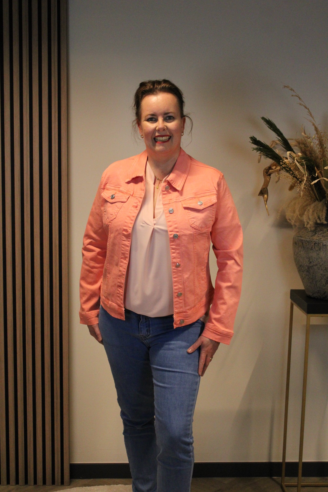 Maxime | Koraal Spijkerjas