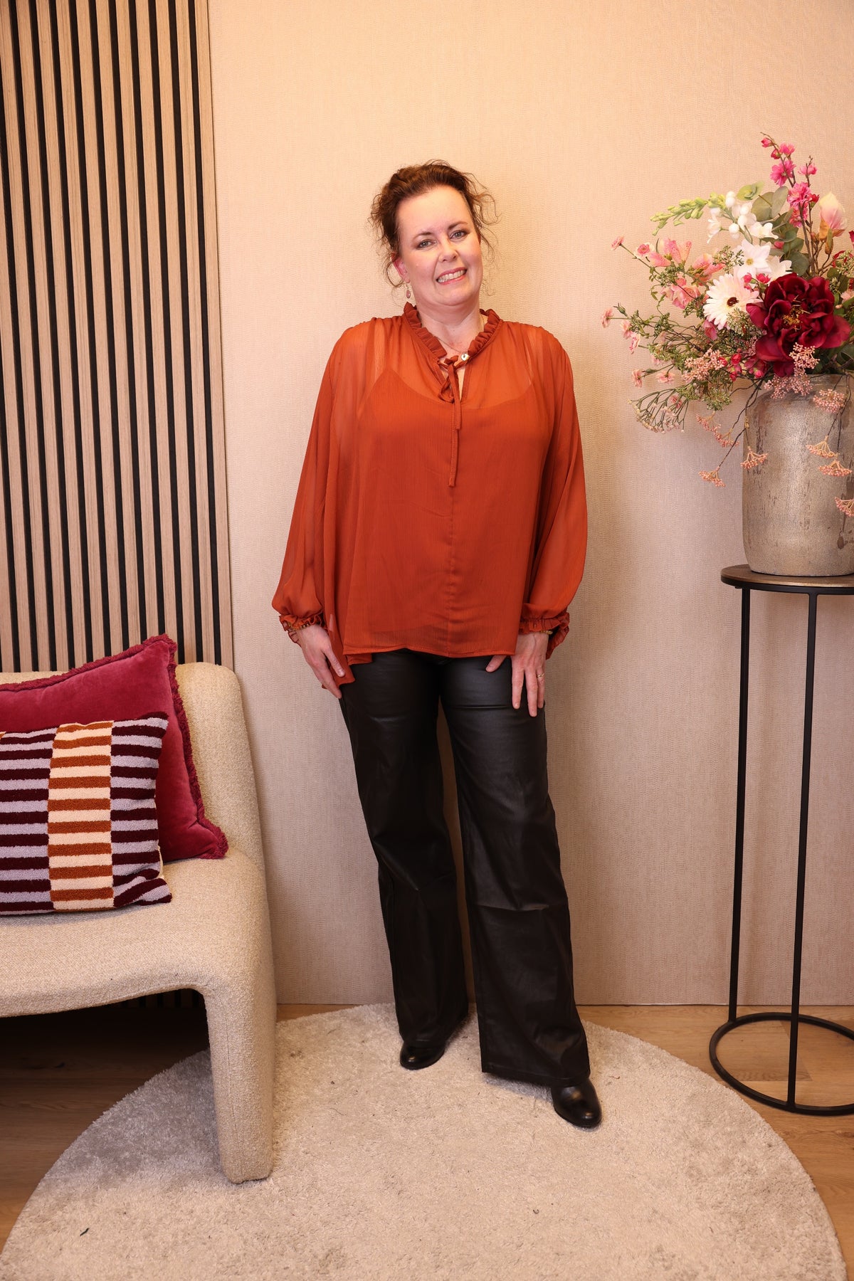 Liza | Blouse oranje