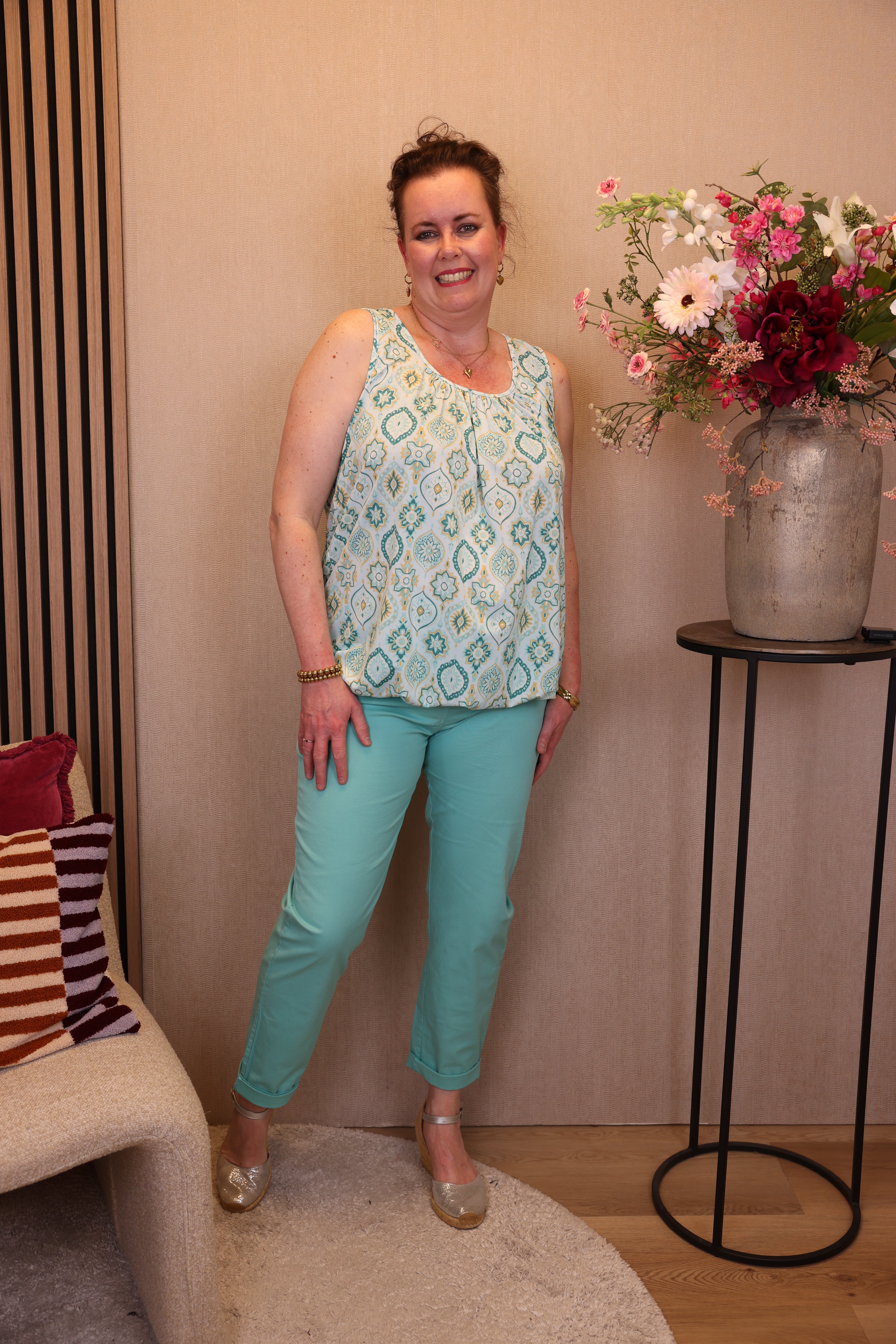 Jolene | Ballon top mint