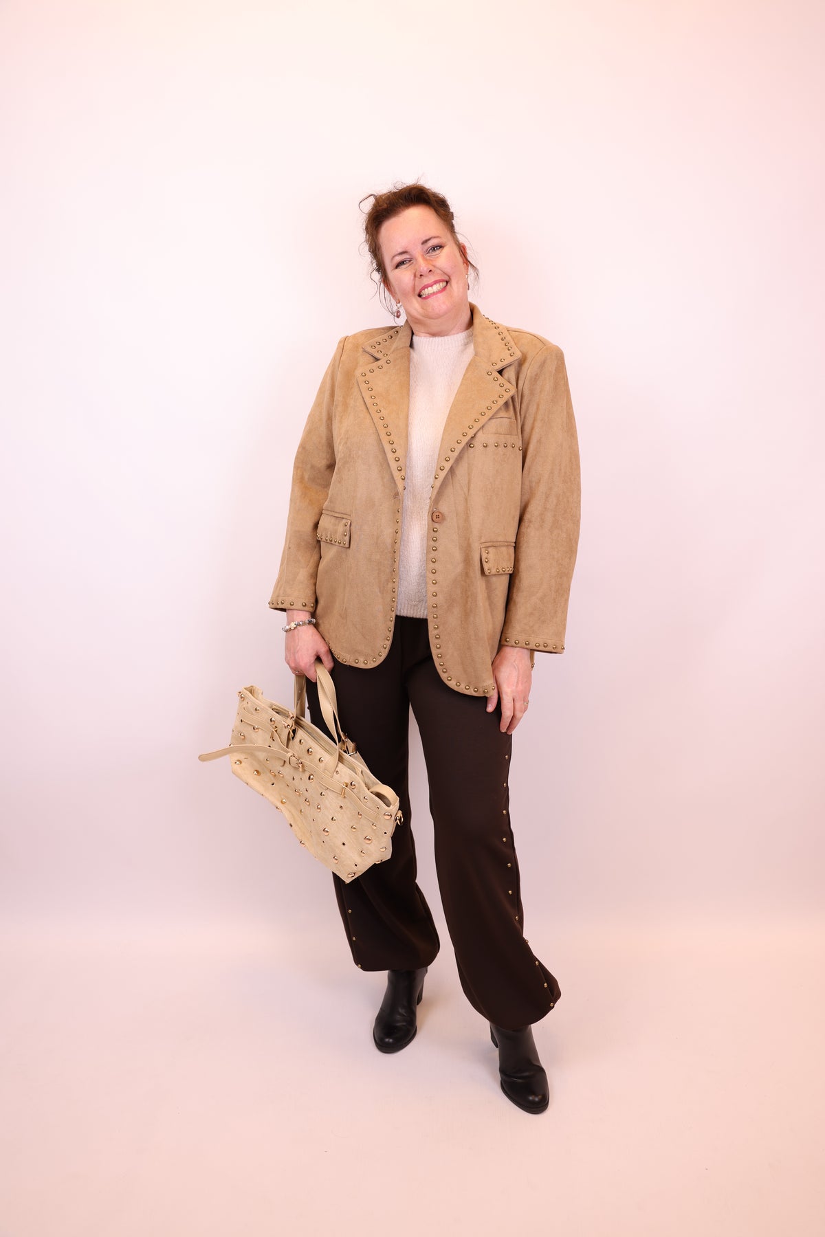 Jolie | Broek bruin
