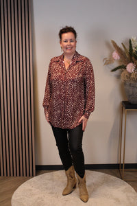 Diede | Blouse roze met knoopjes