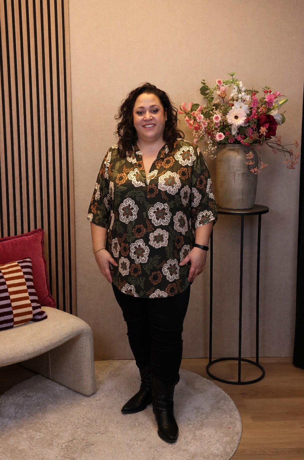 Olivia | Blouse groen