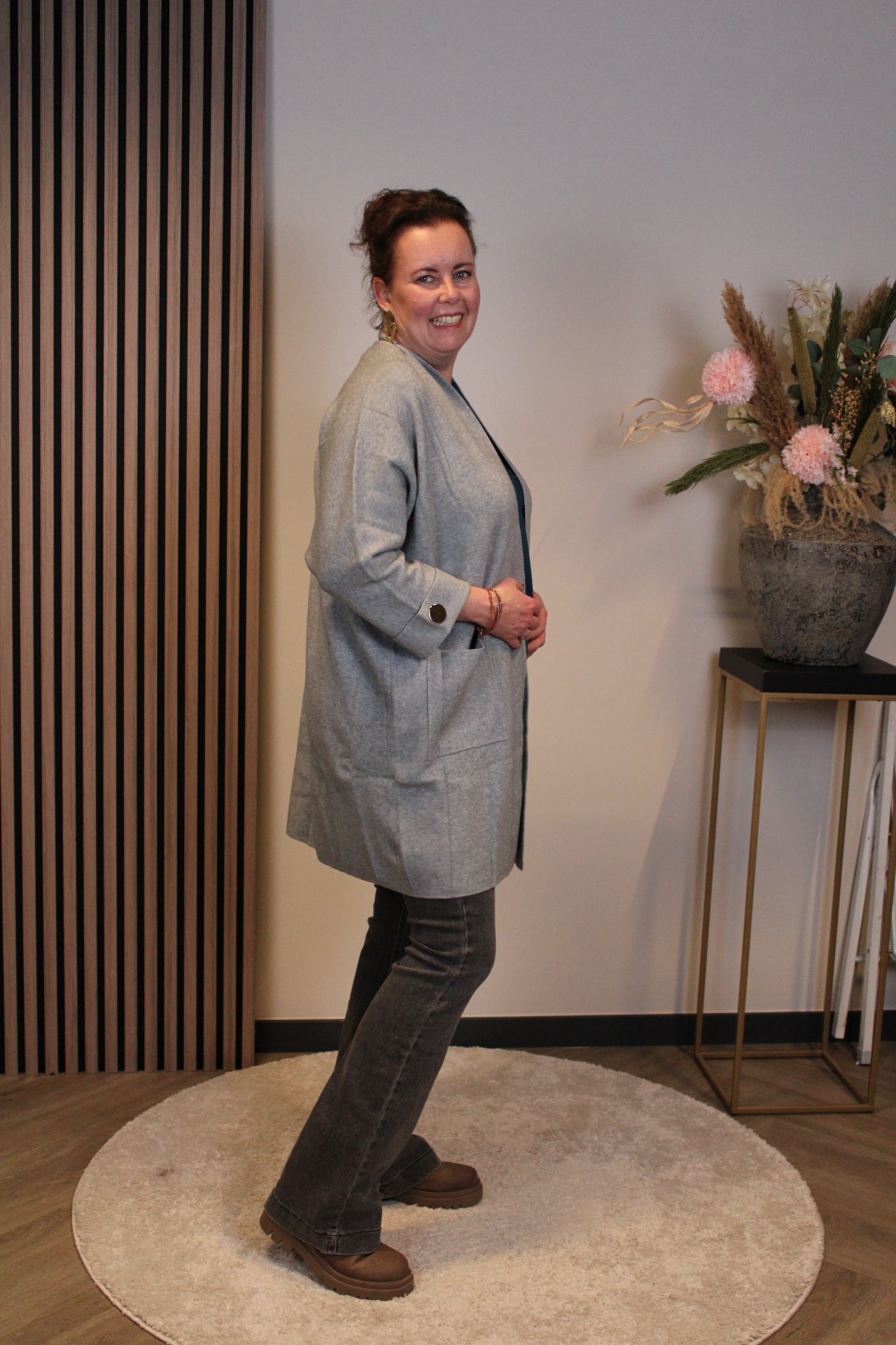 Mae | vest grijs 48 t/m 52