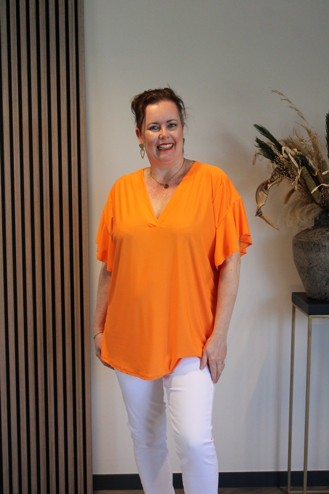 Mayra | Top oranje