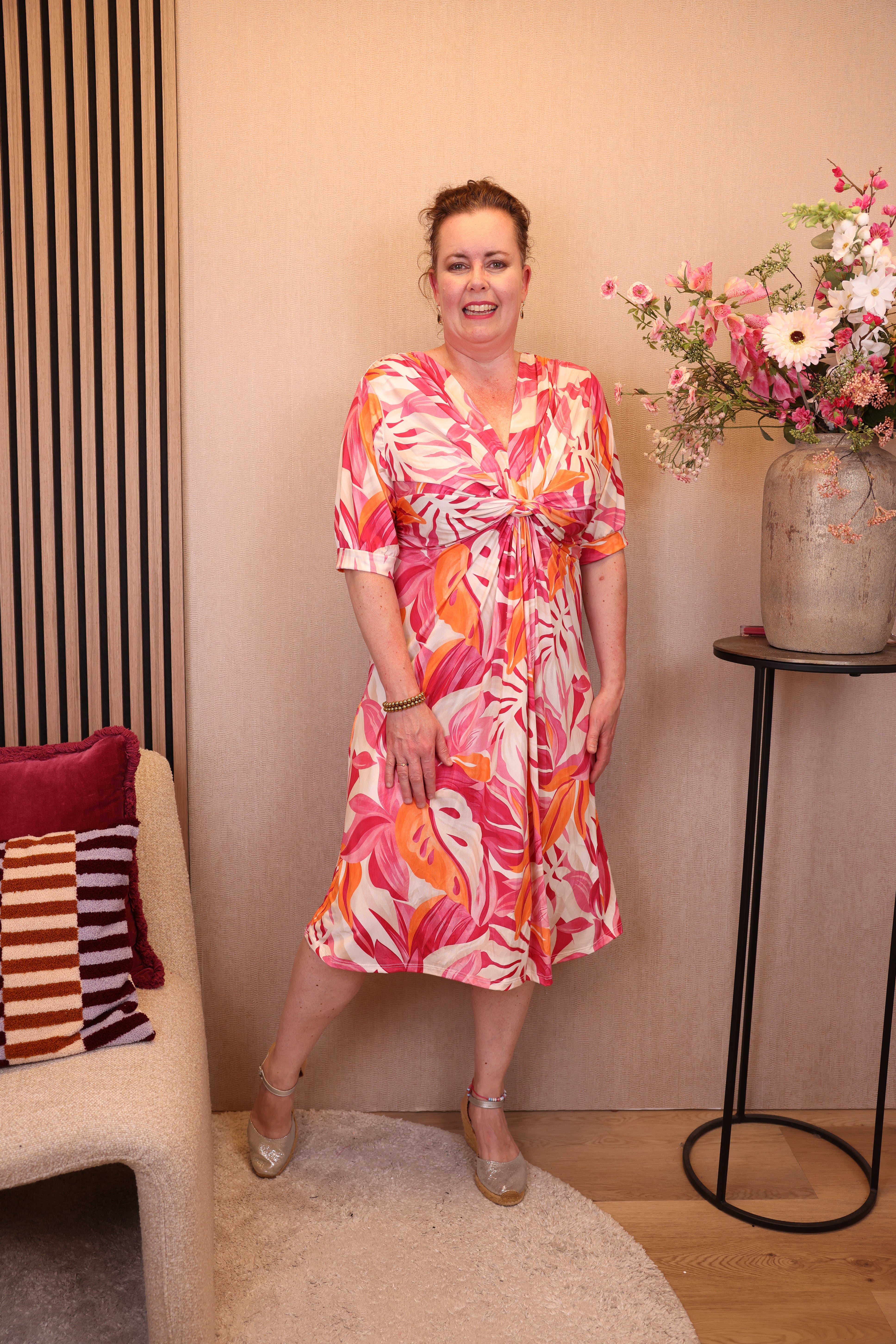 Mirthe | Jurk roze