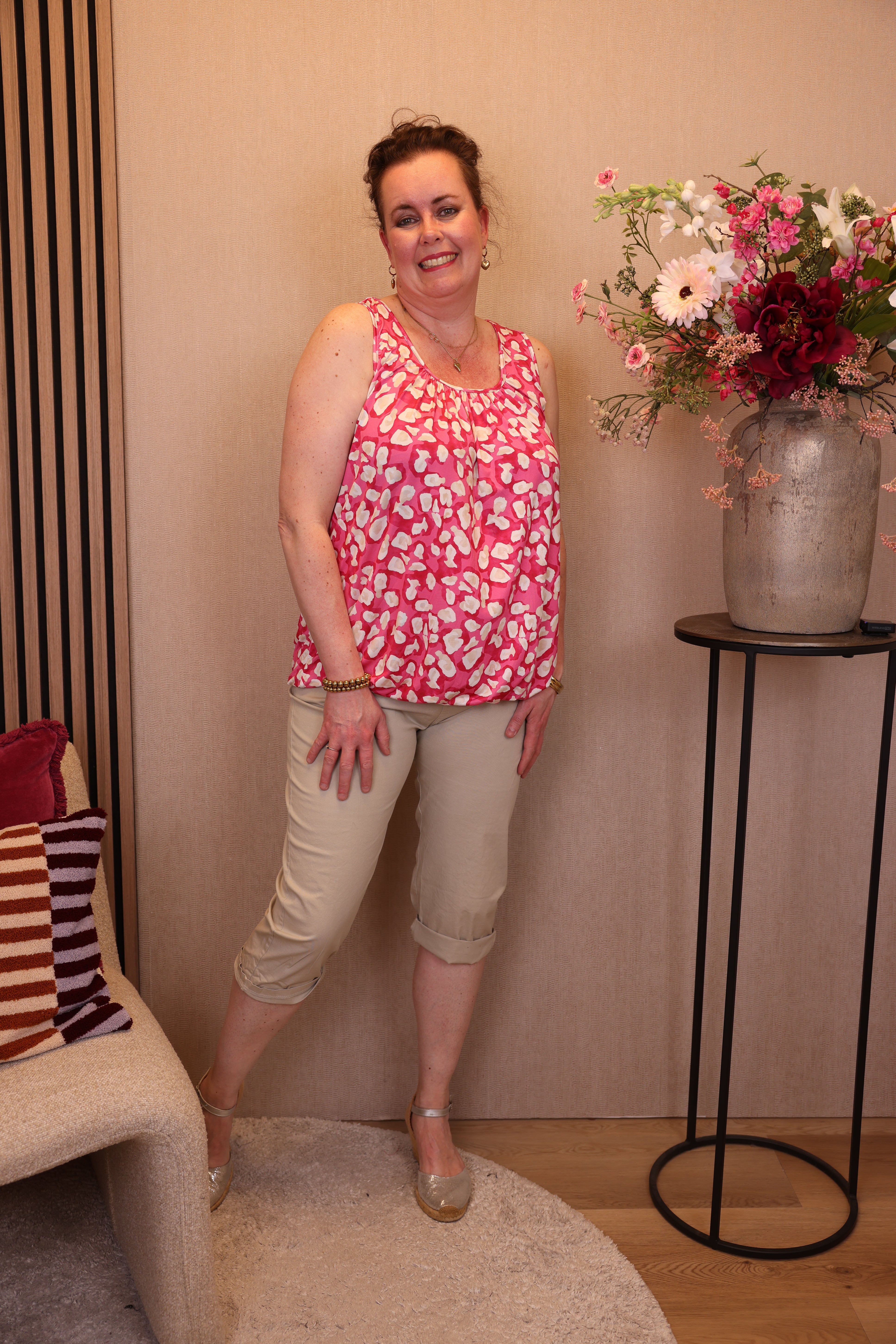 Demi | Ballon top roze