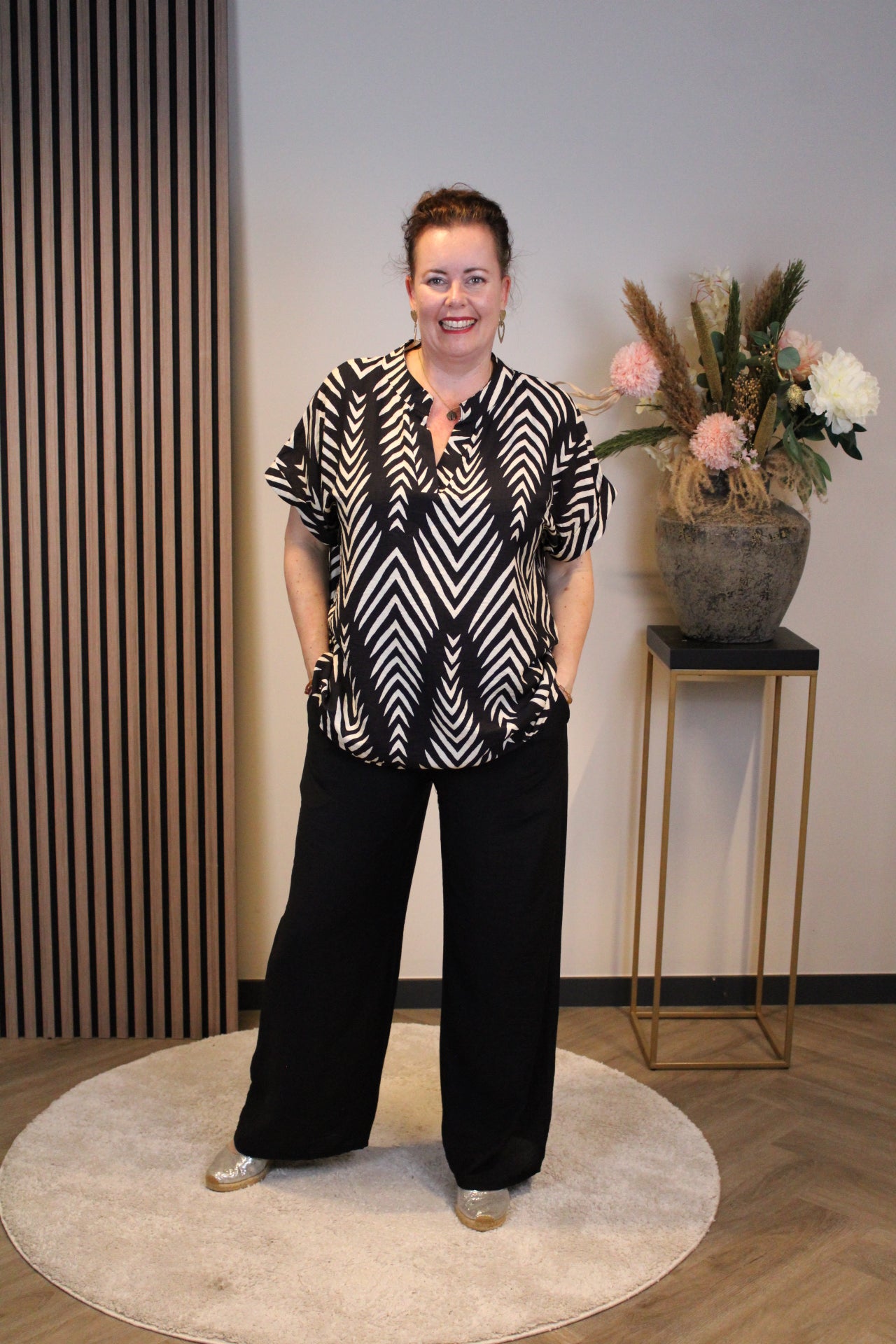 Femke | Top zwart viscose