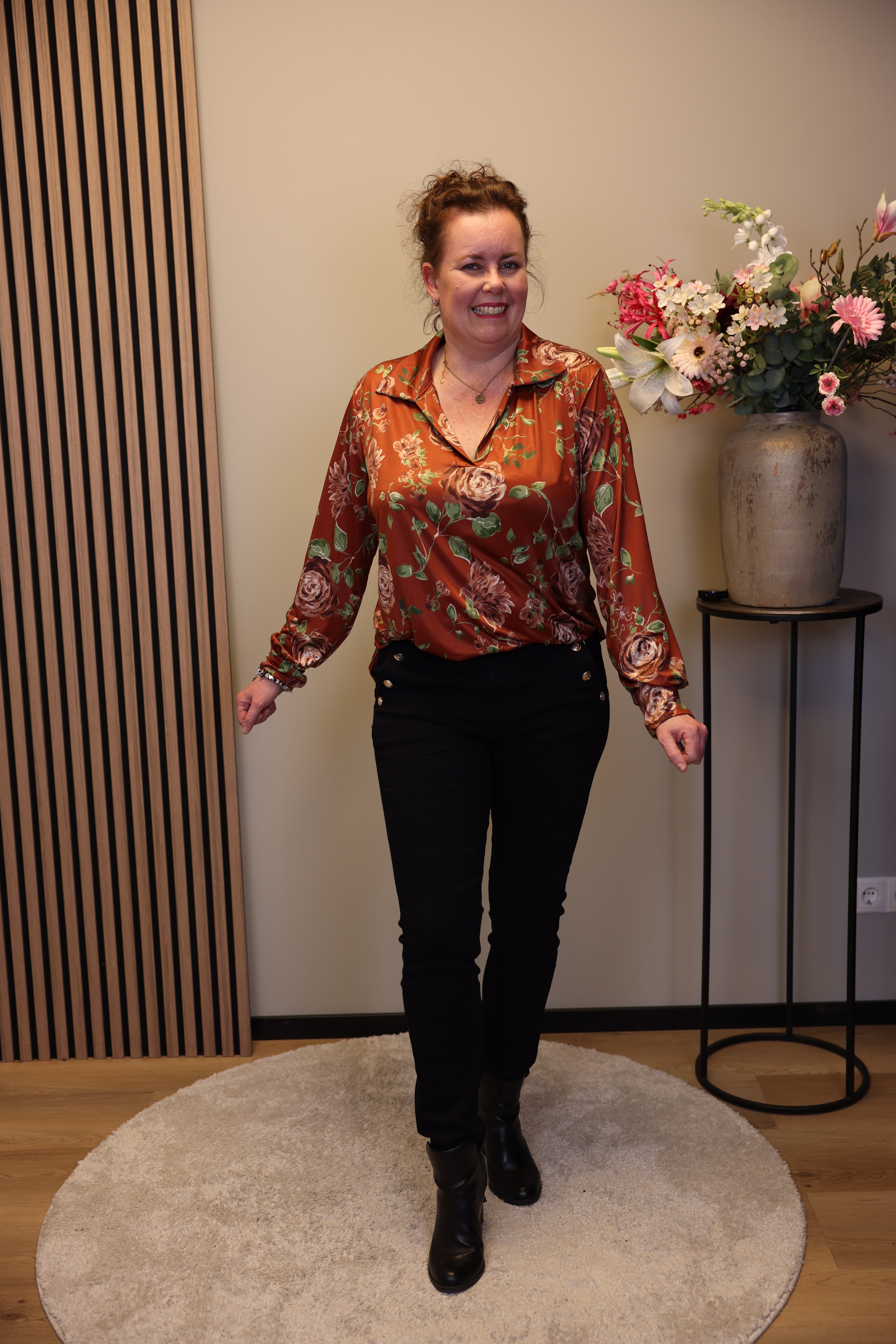 Tina | Jeans zwart 40 - 50