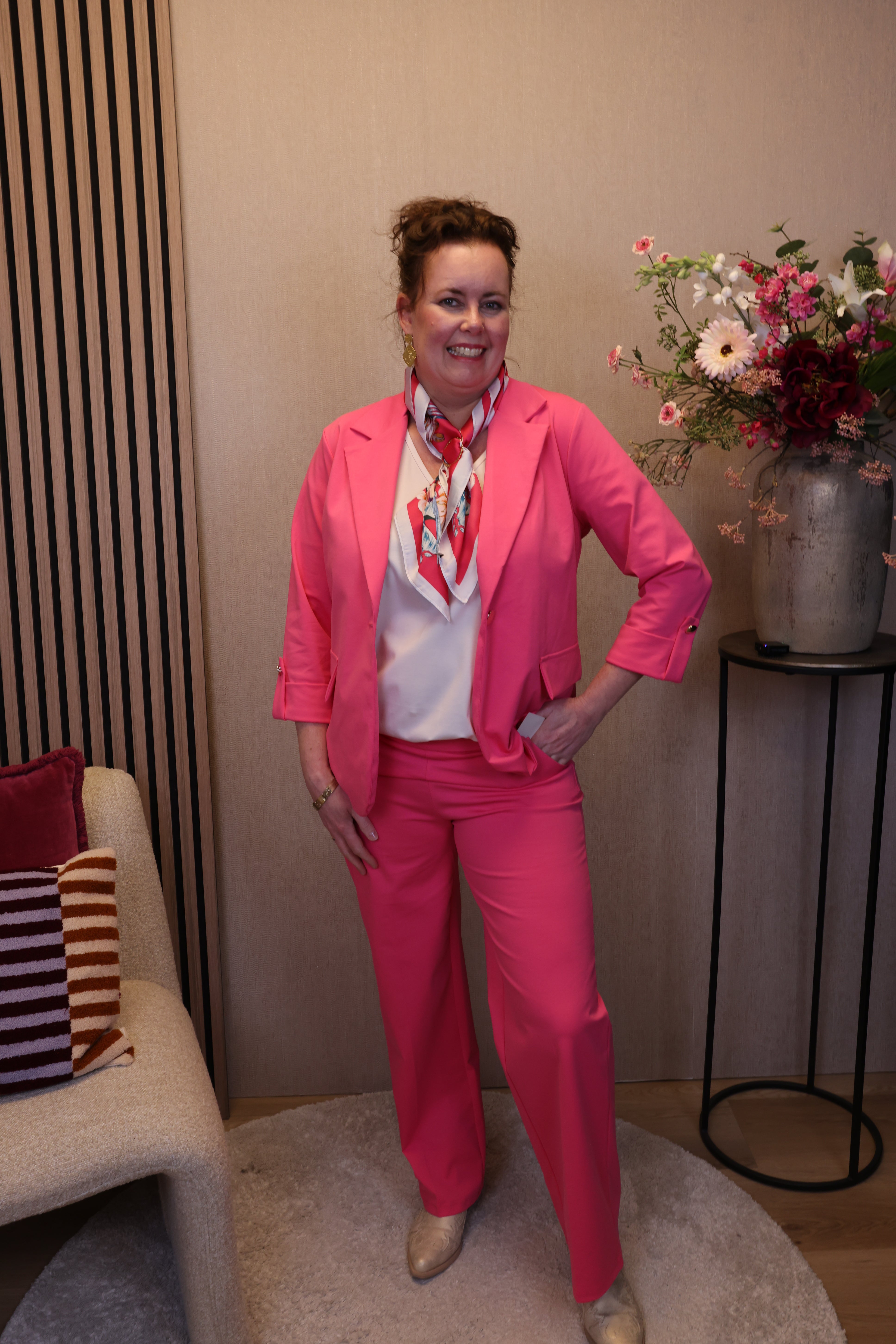 Angelique | 2 delige set roze