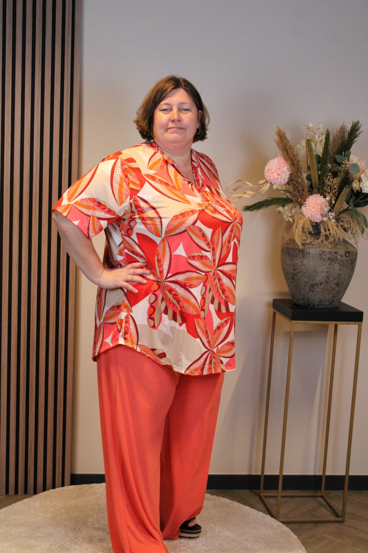 Aivy | Blouse korte mouw 52 t/m 58