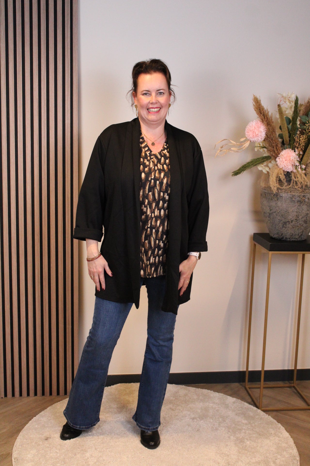 Liv | vest zwart 46 t/m 50