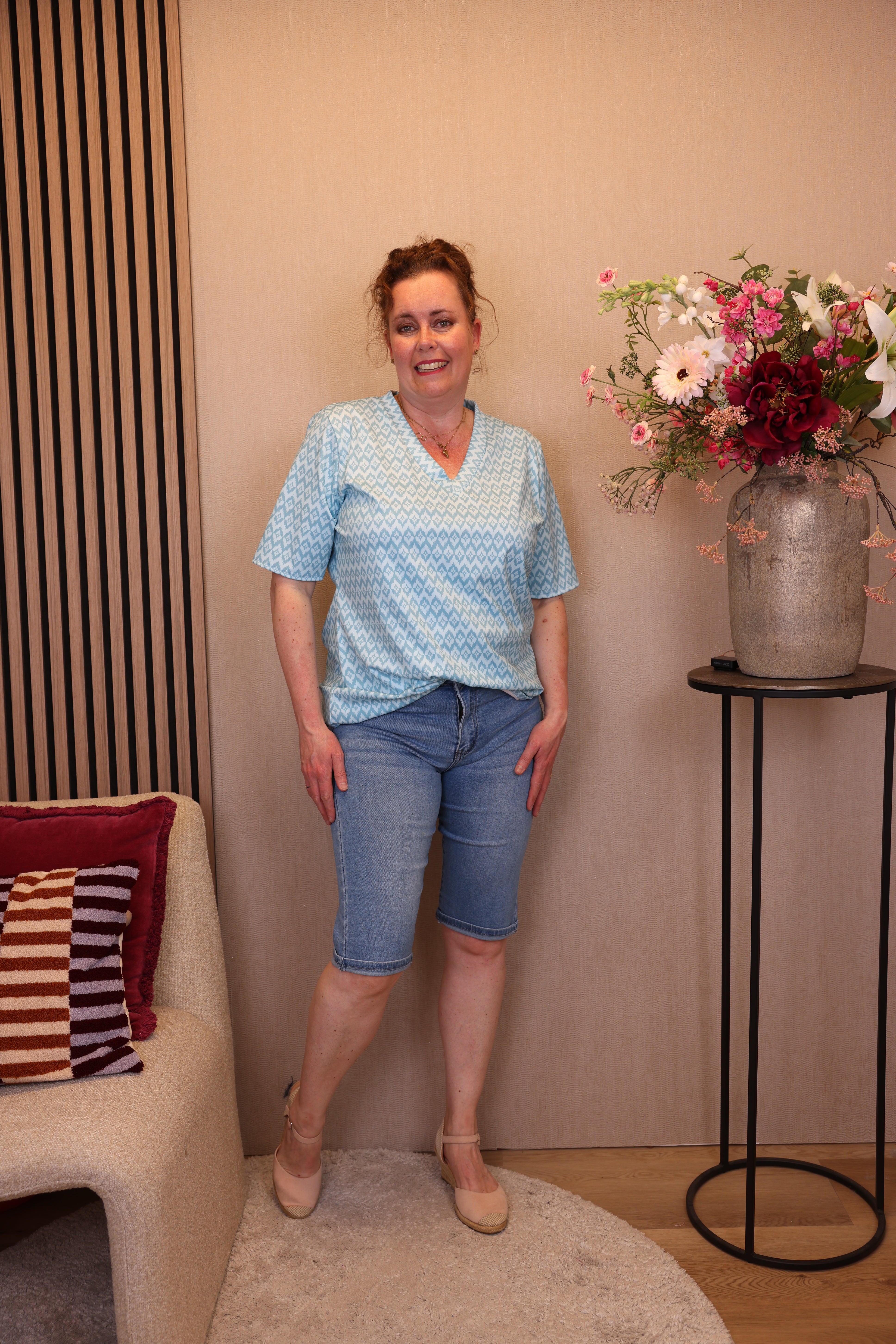 Bibi | Jeans kort blauw 38 - 48