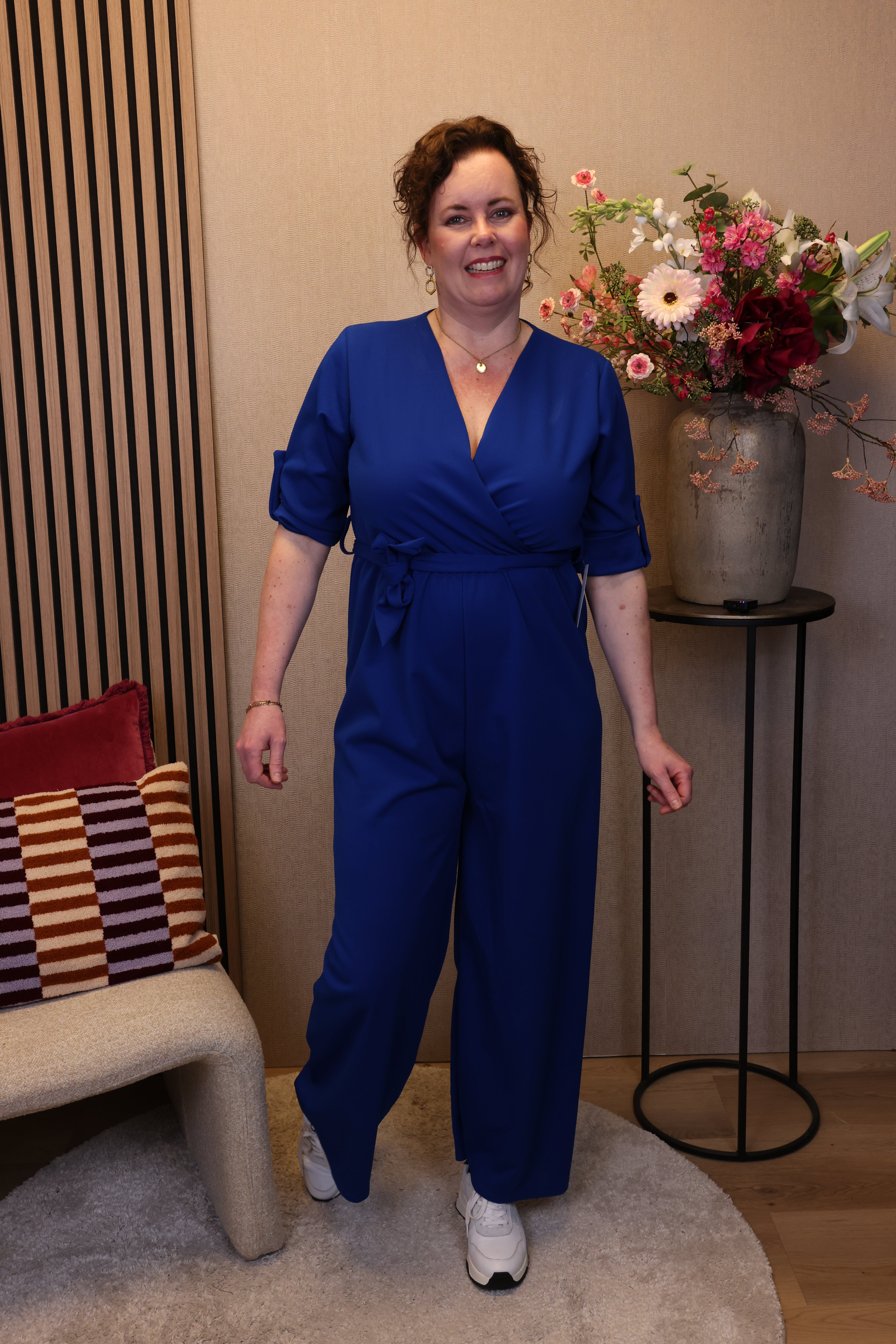 Nina | Jumpsuit kobalt