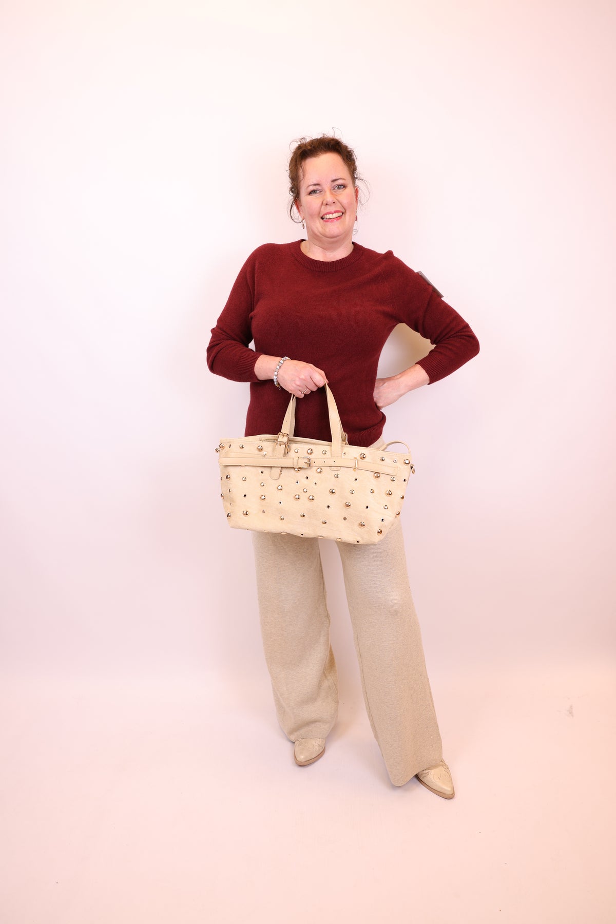 Anne | Trui bordeaux