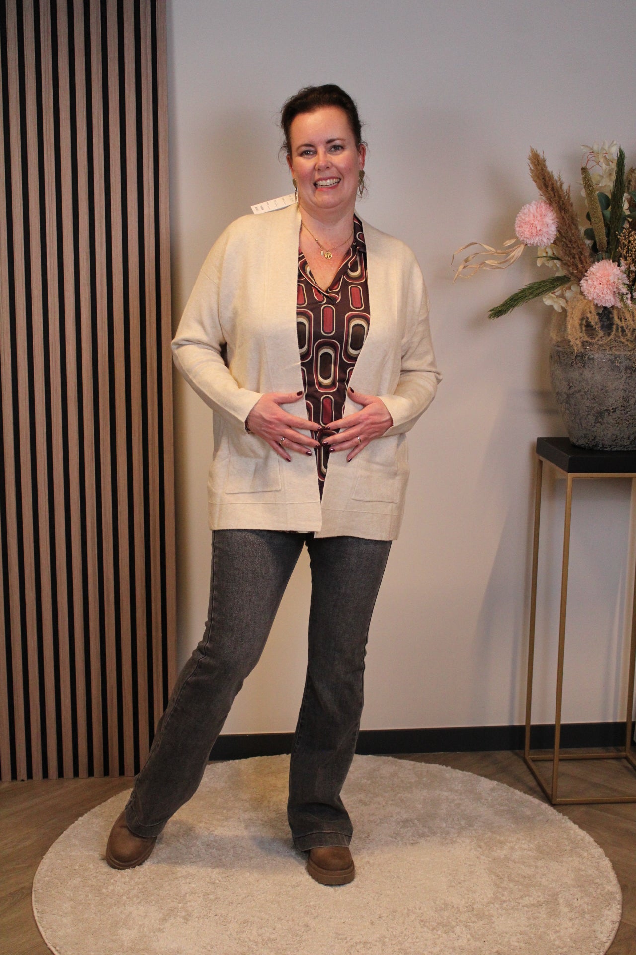 Esmée | vest beige 38 t/m 42