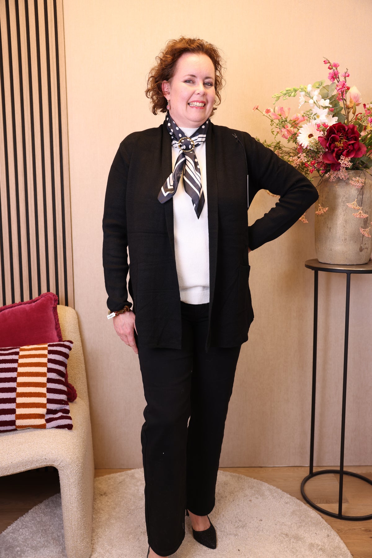 Livia | Vest zwart